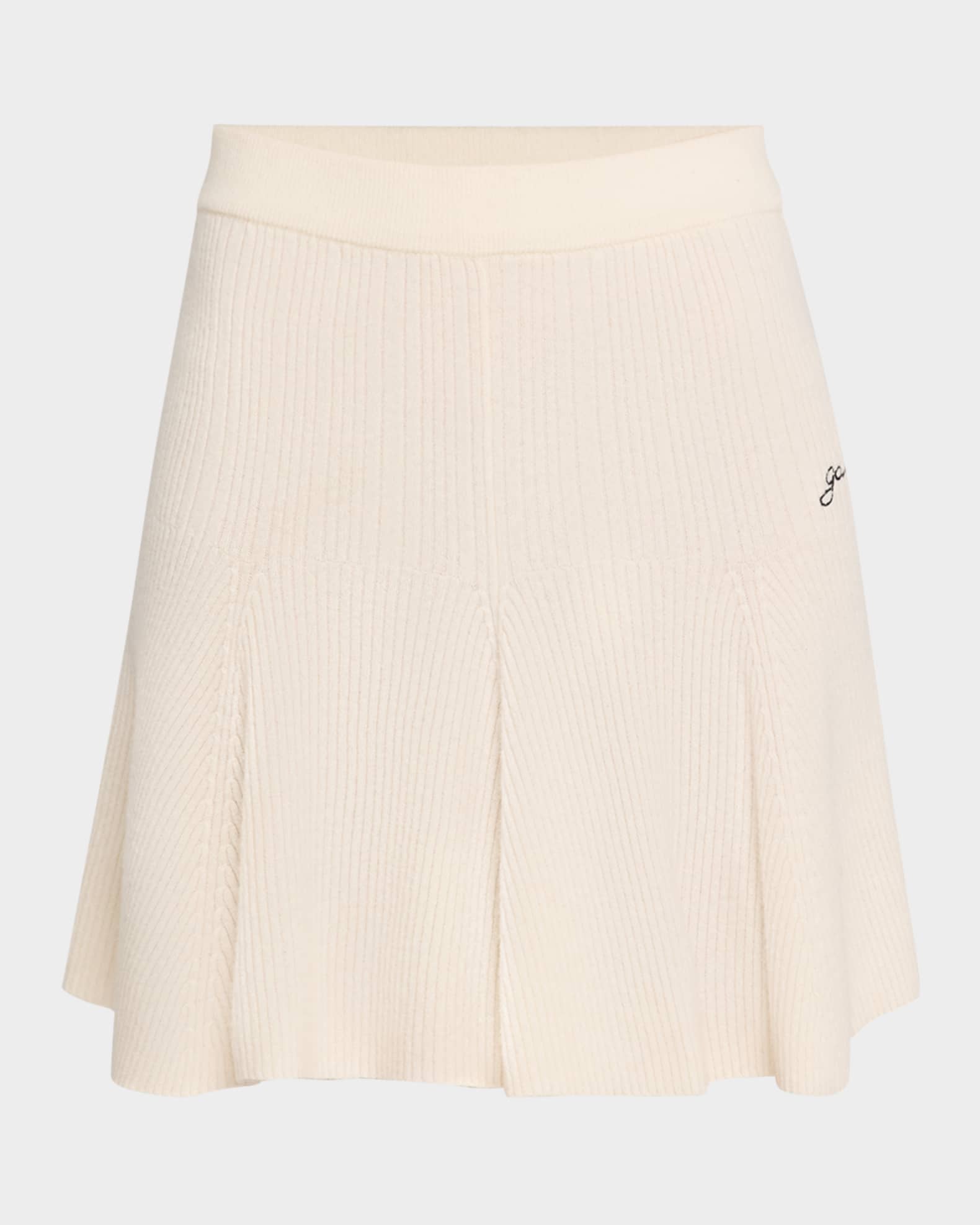 Cashmere Mix Mini Skirt 0