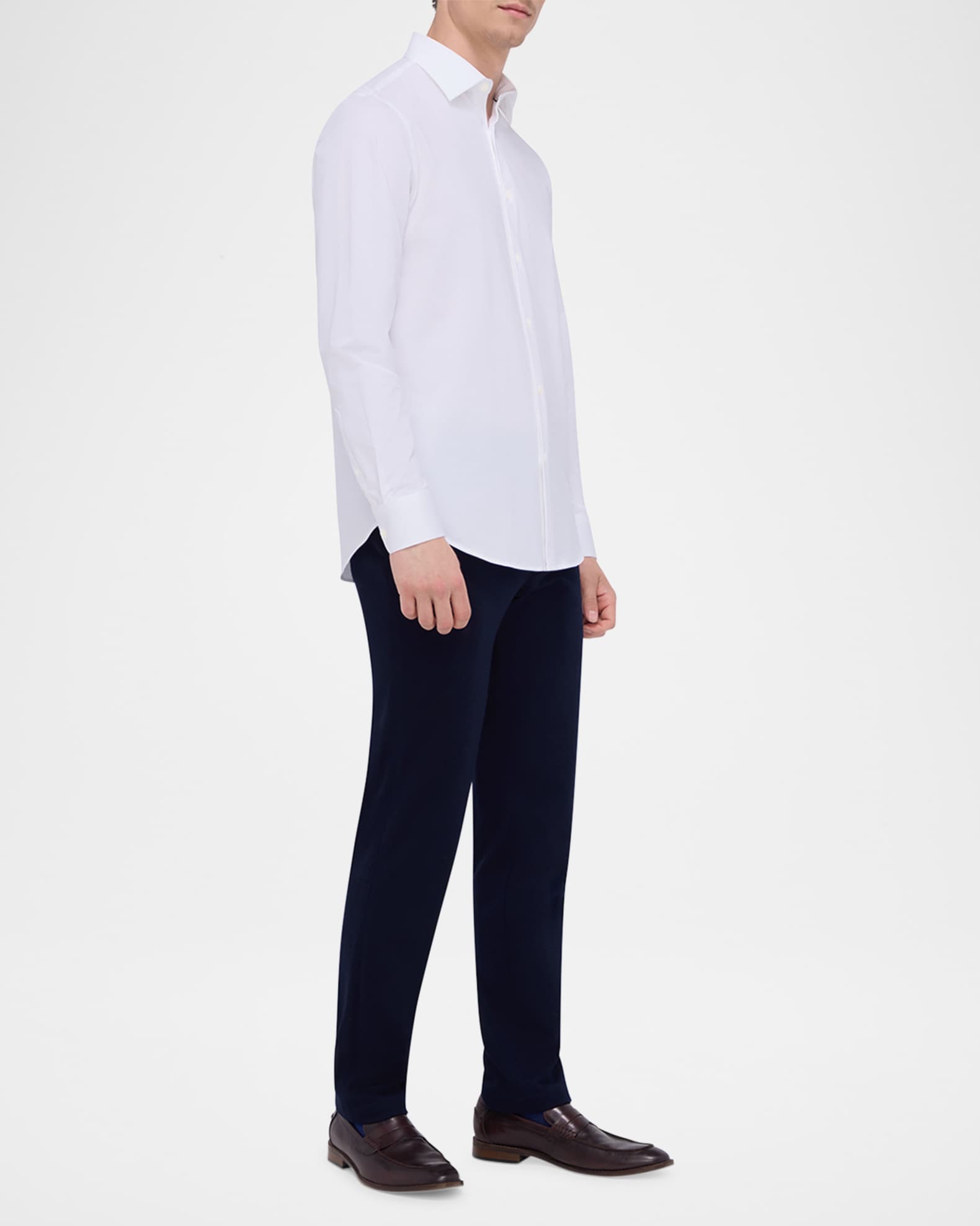 Men's OoohCotton James Solid Sport Shirt 1