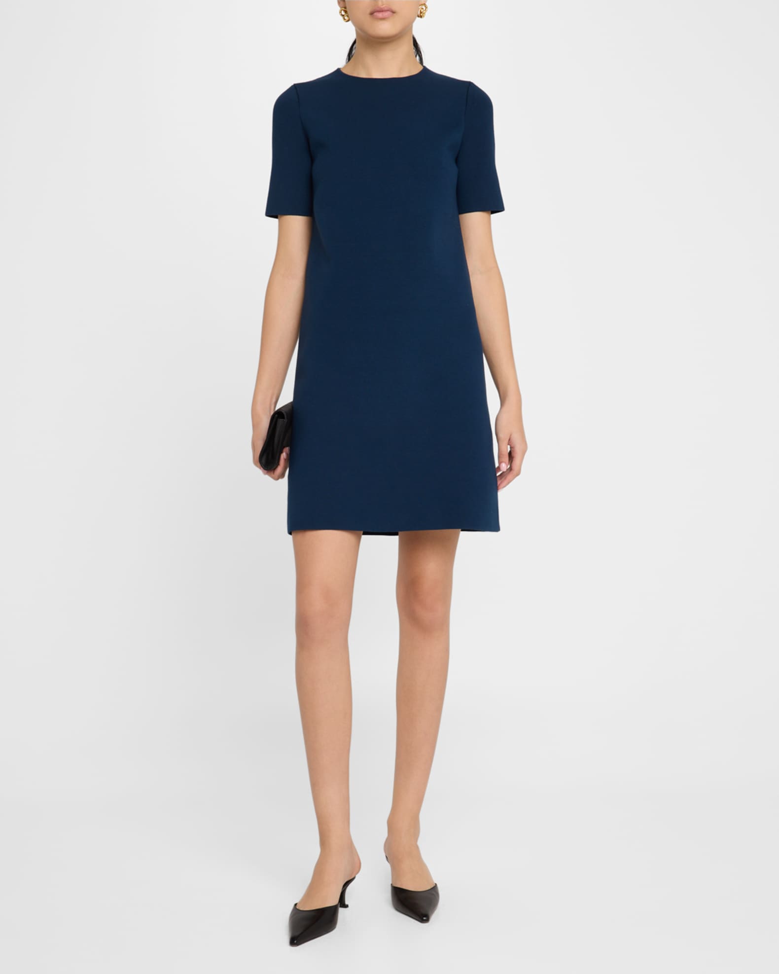 Short-Sleeve Knit Dress 1
