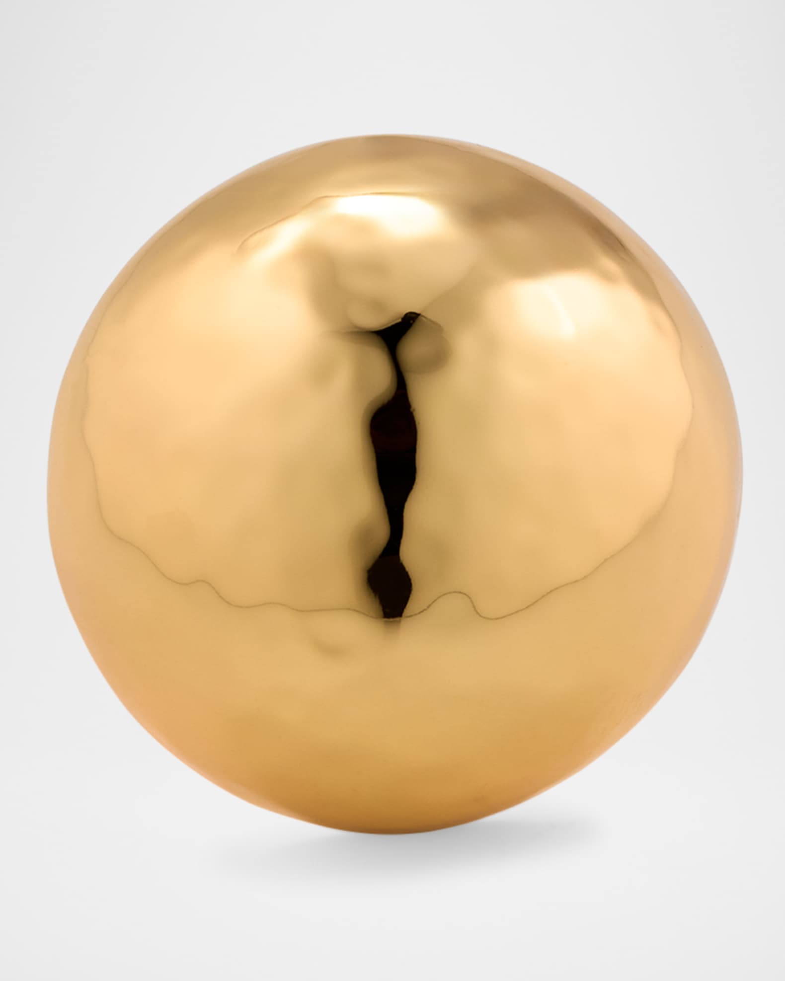 Hammered Gold Dome Adjustable Ring 0