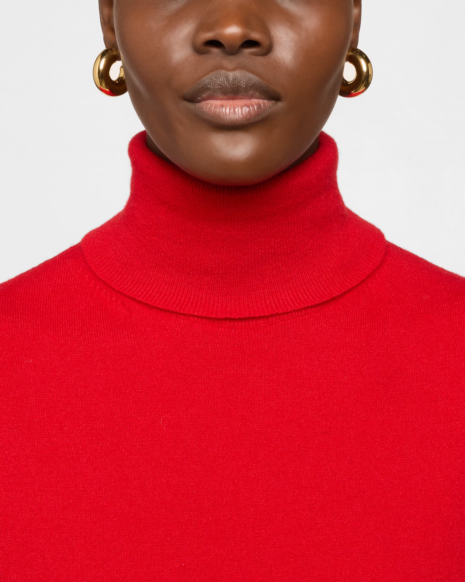 High Polish Chunky Hoop Earrings 1