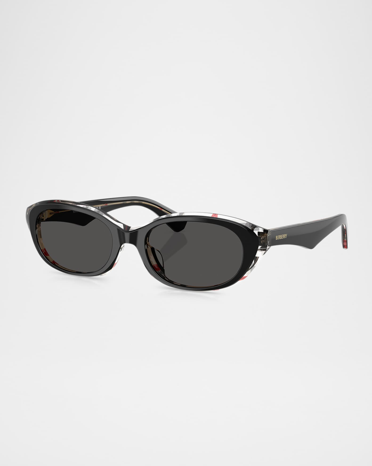 Burberry oval sunglasses on sale