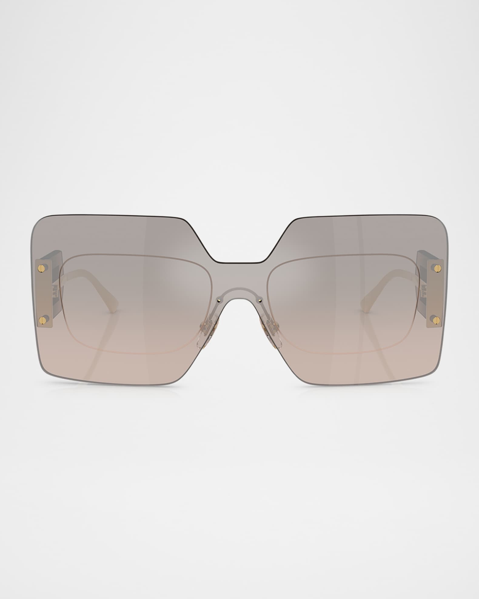 0VE2277 Rimless Square Sunglasses 0