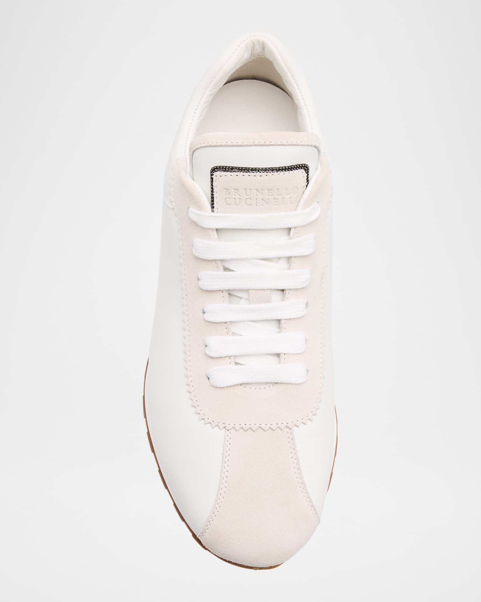 Brunello Cucinelli Low-Top Leather Sneakers | Neiman Marcus