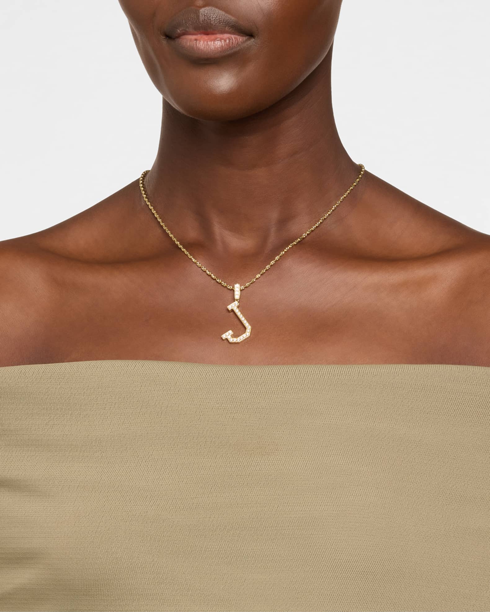 Neiman marcus letter necklace on sale