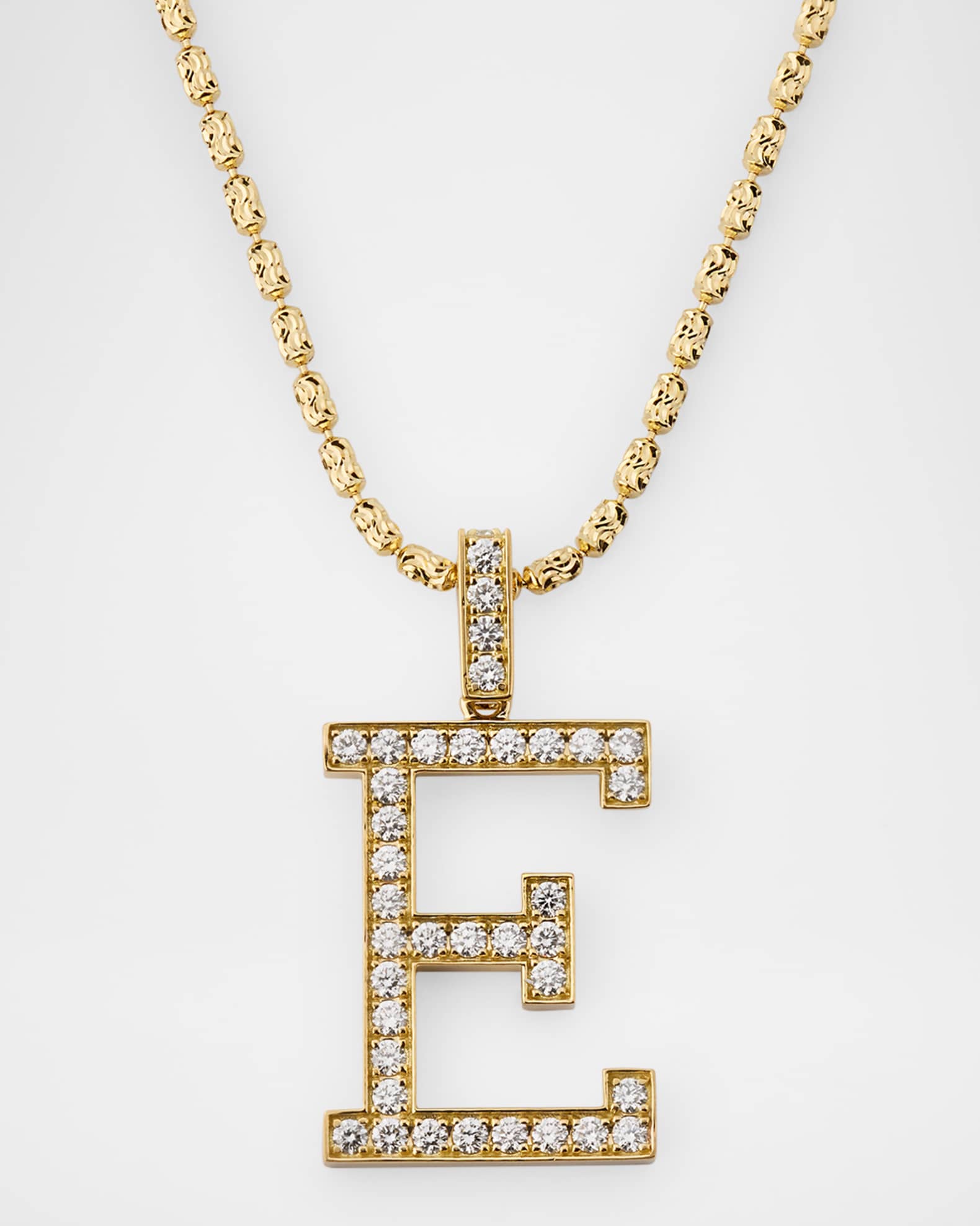 Neiman marcus letter necklace shop