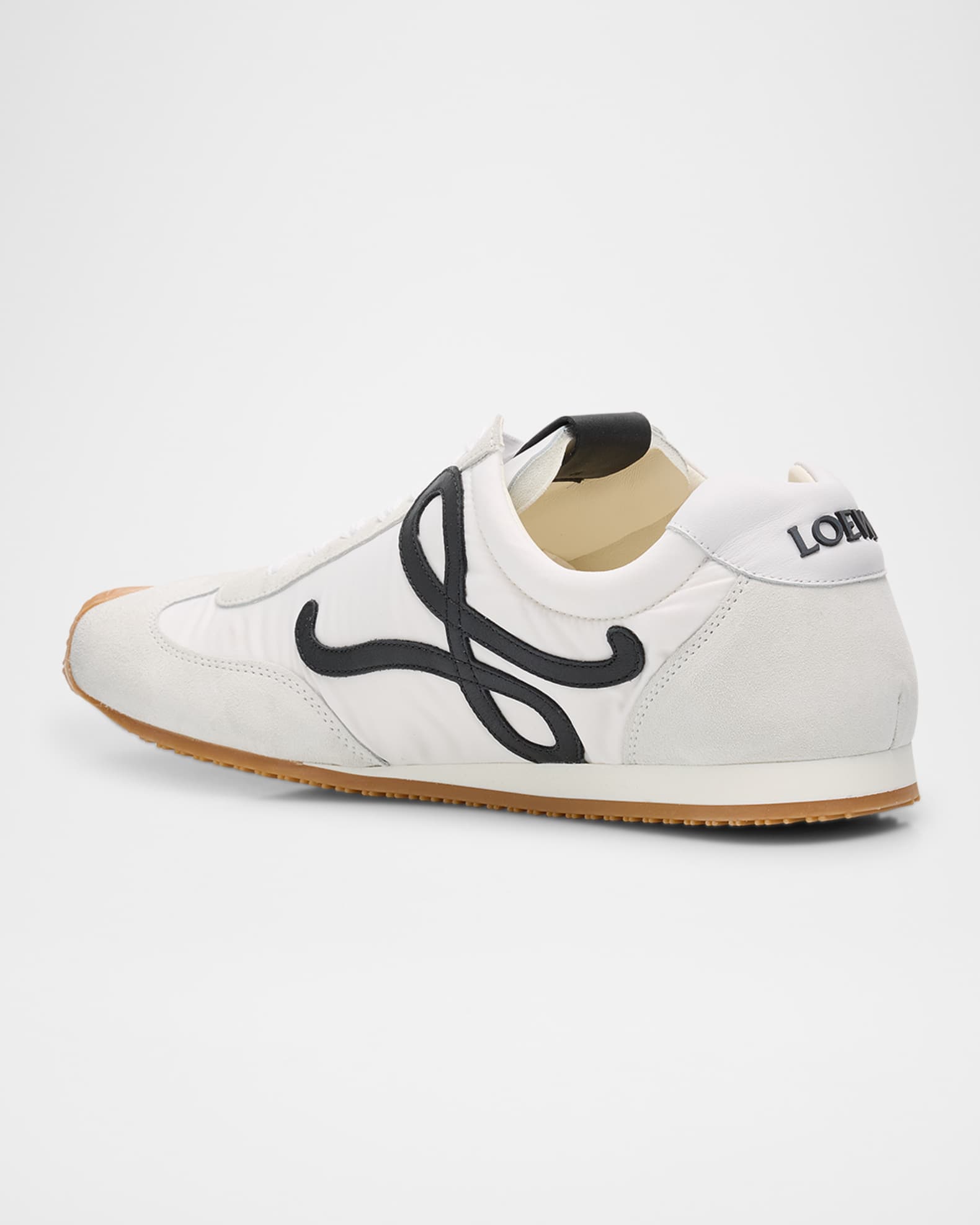 スニーカー Loewe White Nylon And Suede Ballet Runner 2.0 Sneakers Ballet Runner 2.0 in nylon and calfskin White - LOEWE