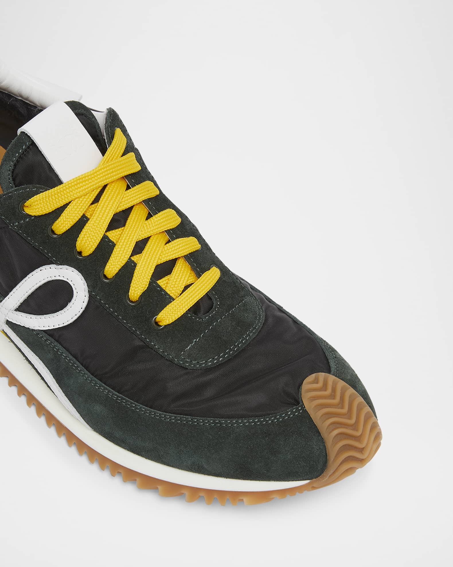 Loewe Men's Flow Runner 2.0 Nylon and Suede Low-Top Sneakers