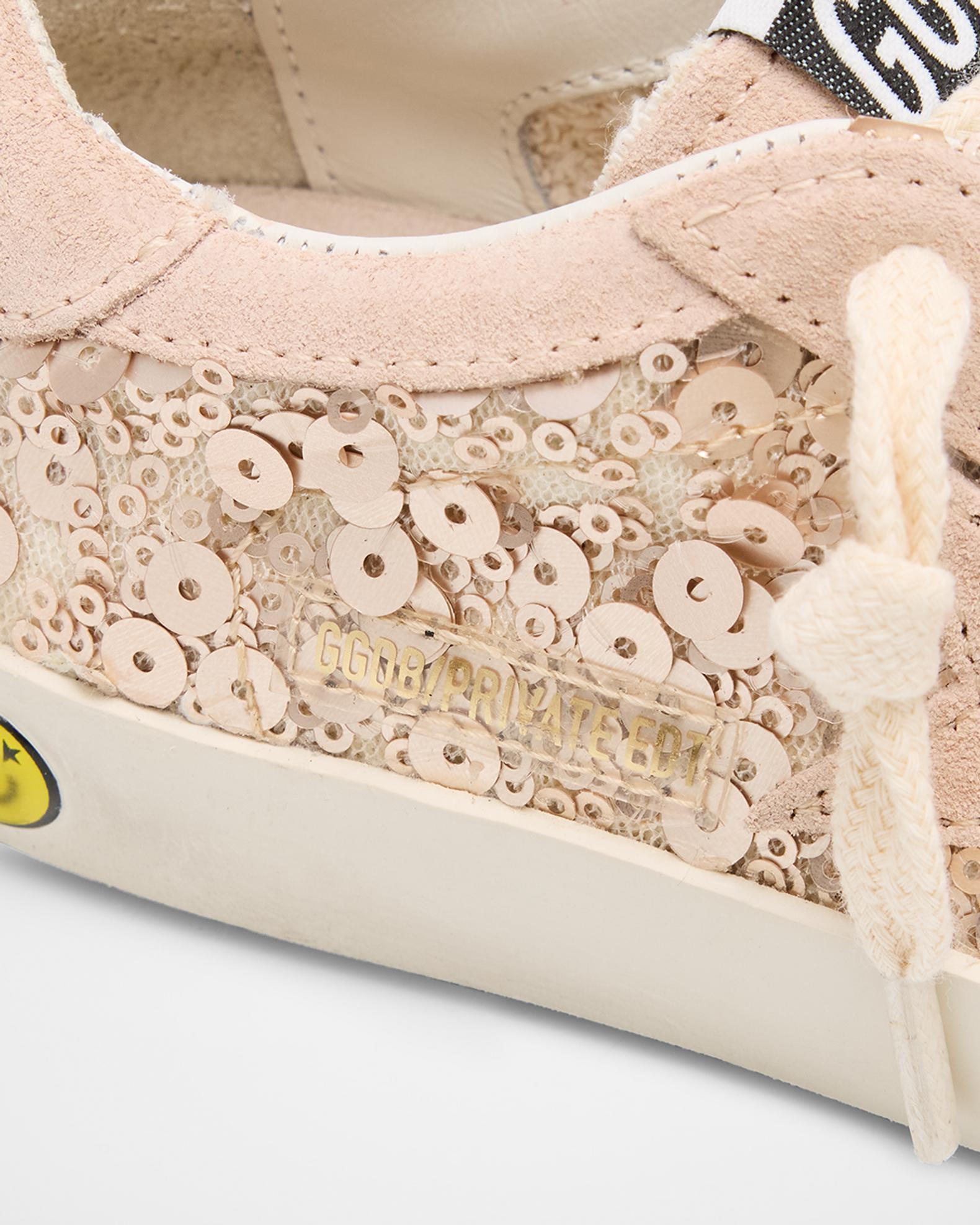 Golden Goose Girl's Exclusive Super Star Sequin Leather Low Top