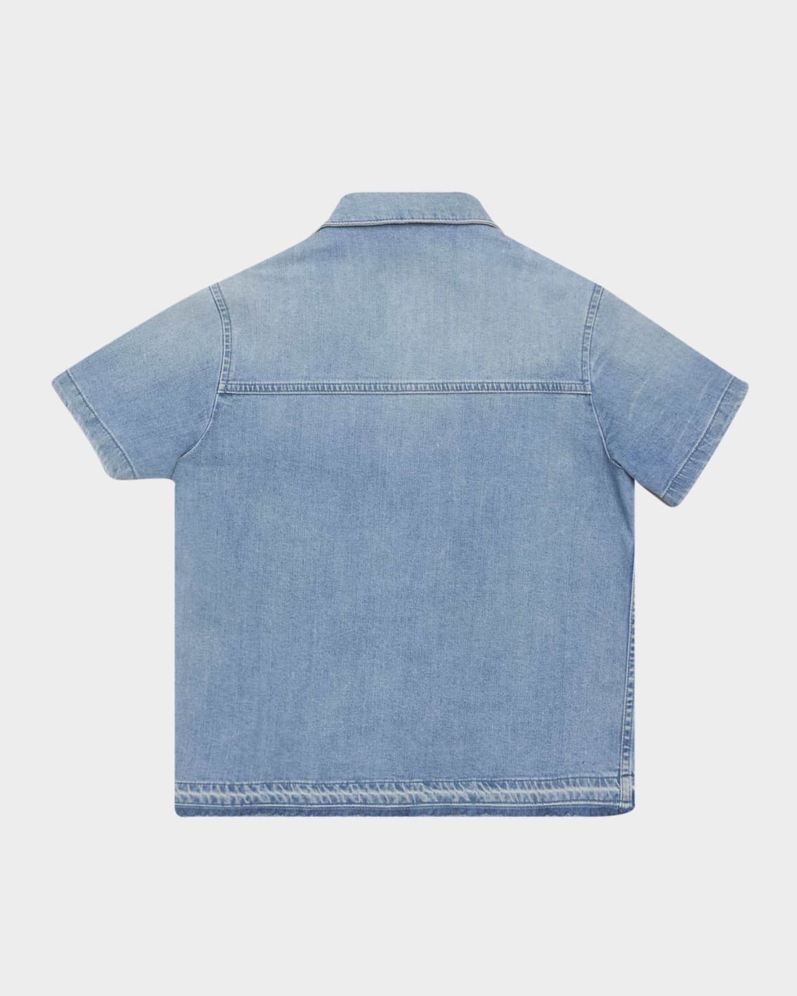 Boy's Journey Logo Patch Denim Shirt, Size 4-12 1
