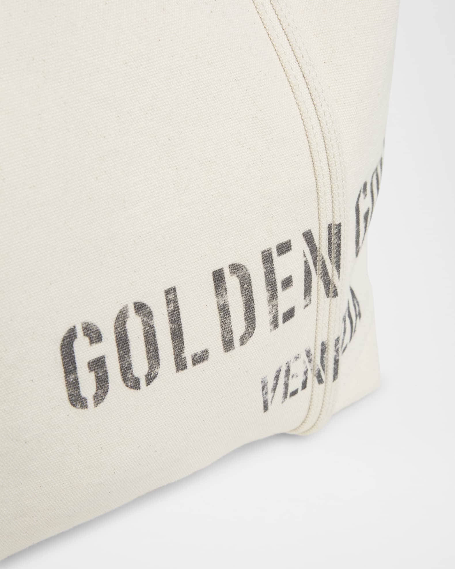 トートバッグ Golden  24.7 EW LOGO CANVAS SHOPPING BAG Golden Goose Logo Canvas Tote Bag | Neiman Marcus