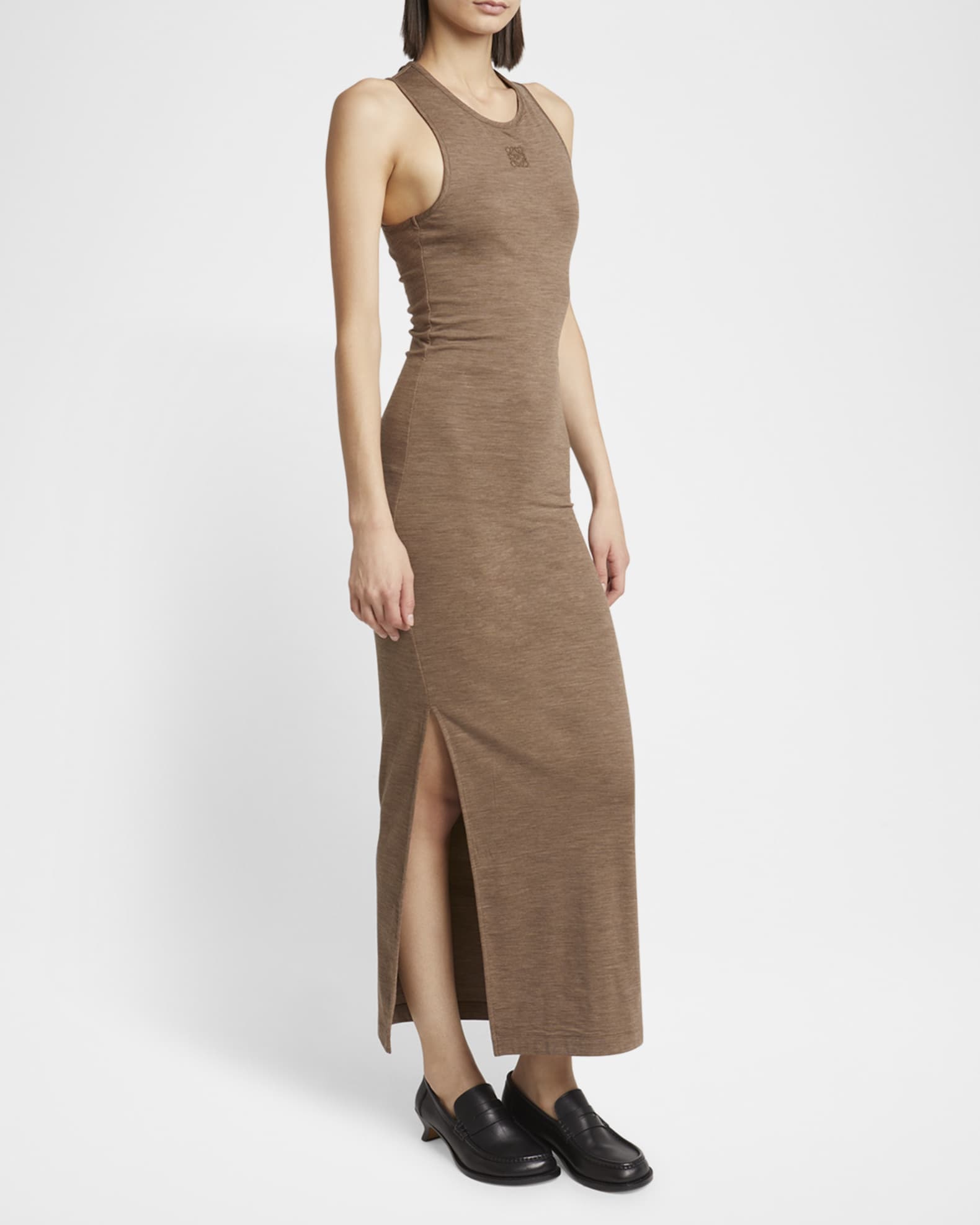 ロエベ Loewe Anagram Strappy Dress Loewe Anagram strappy dress in cotton | REVERSIBLE