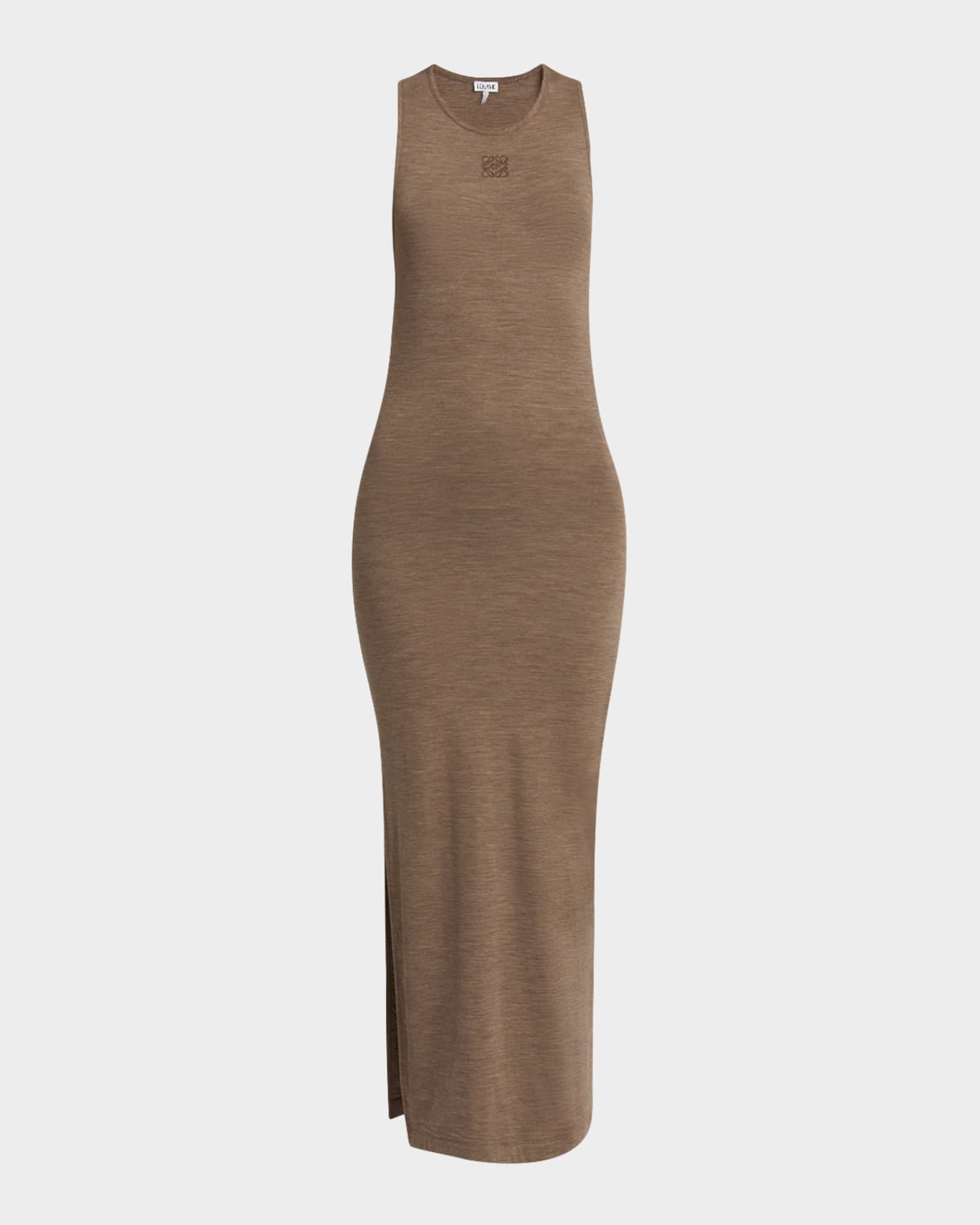 Long  Anagram Wool Tank Dress 0