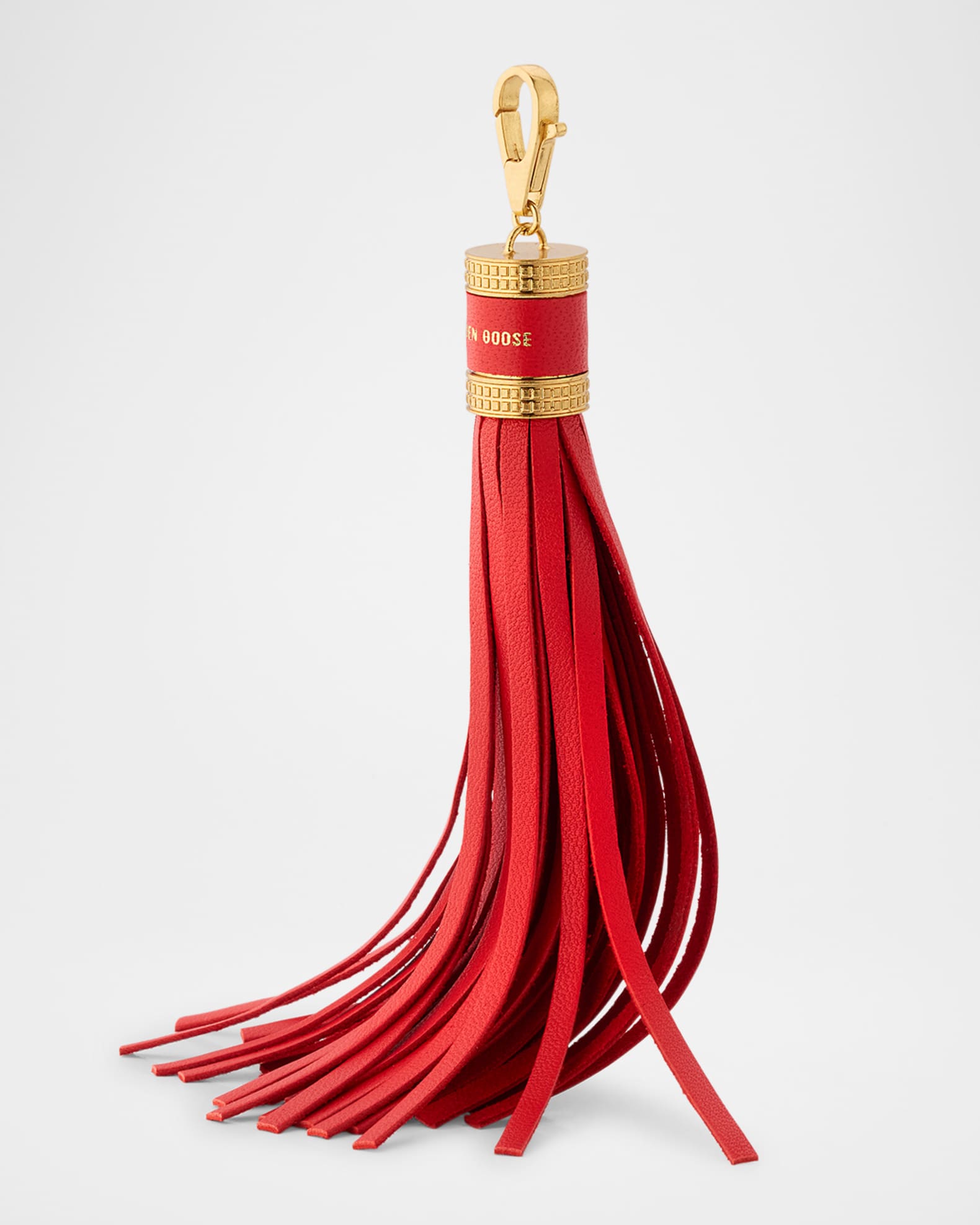 Tassel Leather Bag Charm 1