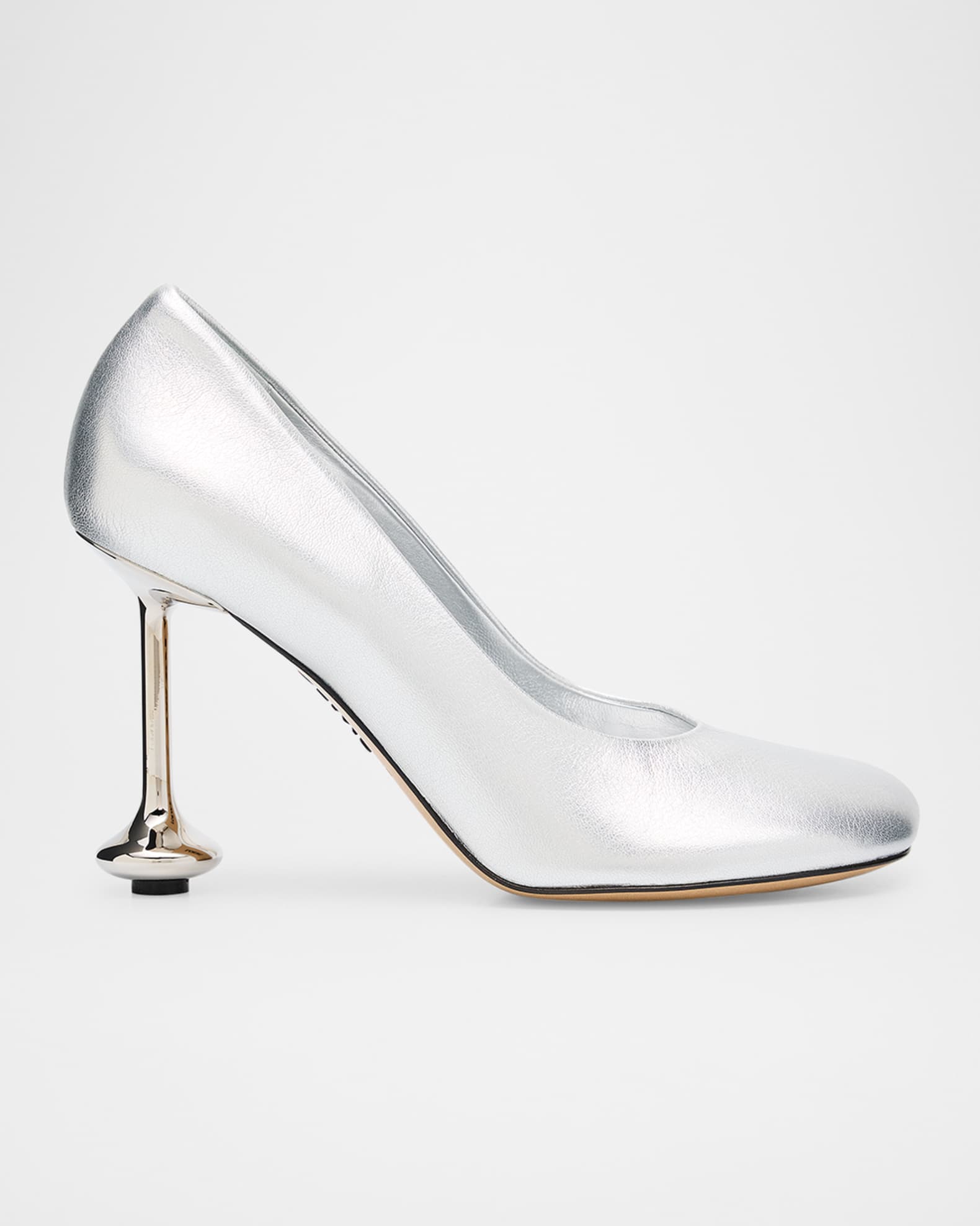 Loewe Toy Metallic Leather Stiletto Pumps | Neiman Marcus