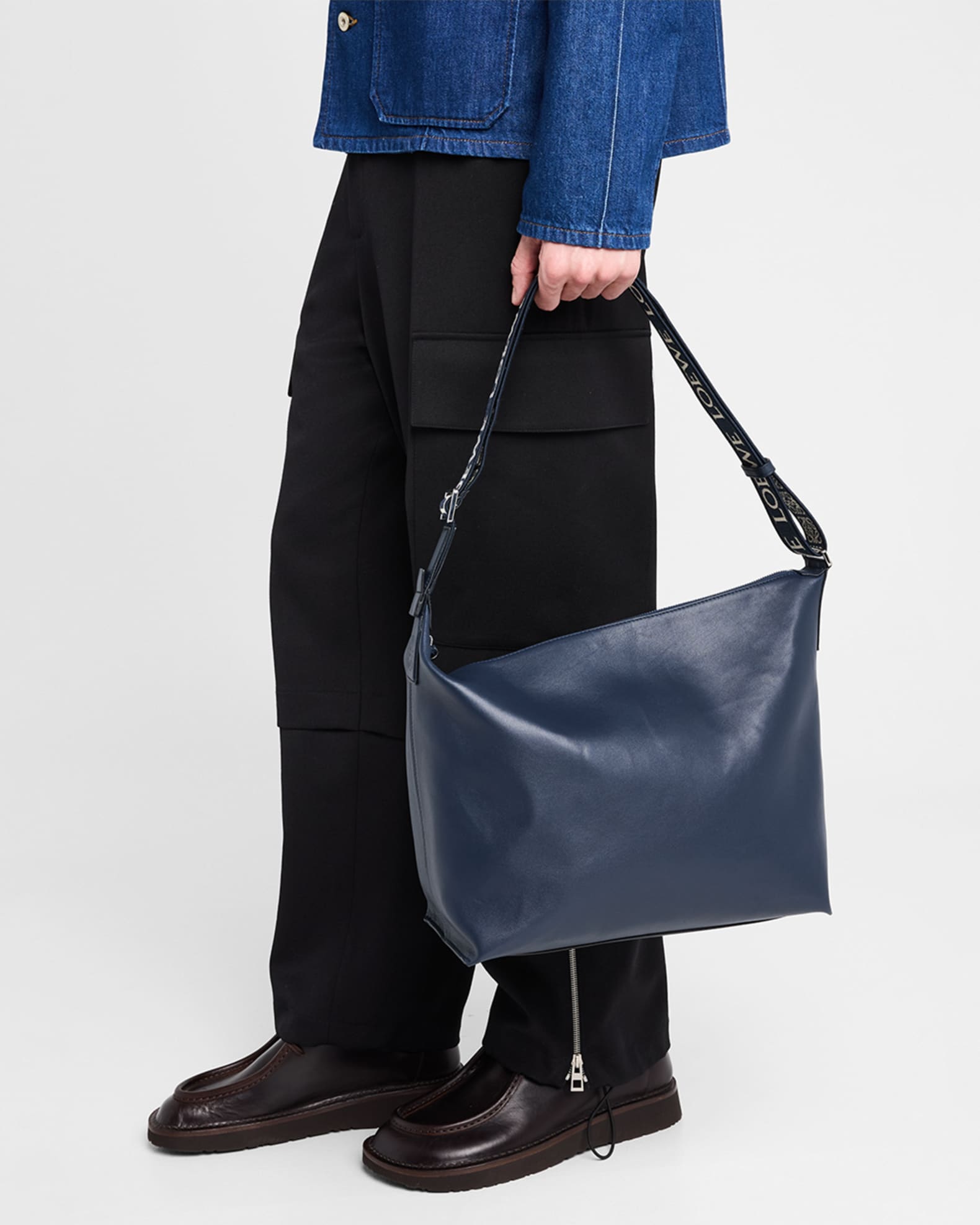 Men's Cubi Crossbody Bag in Calfskin 1