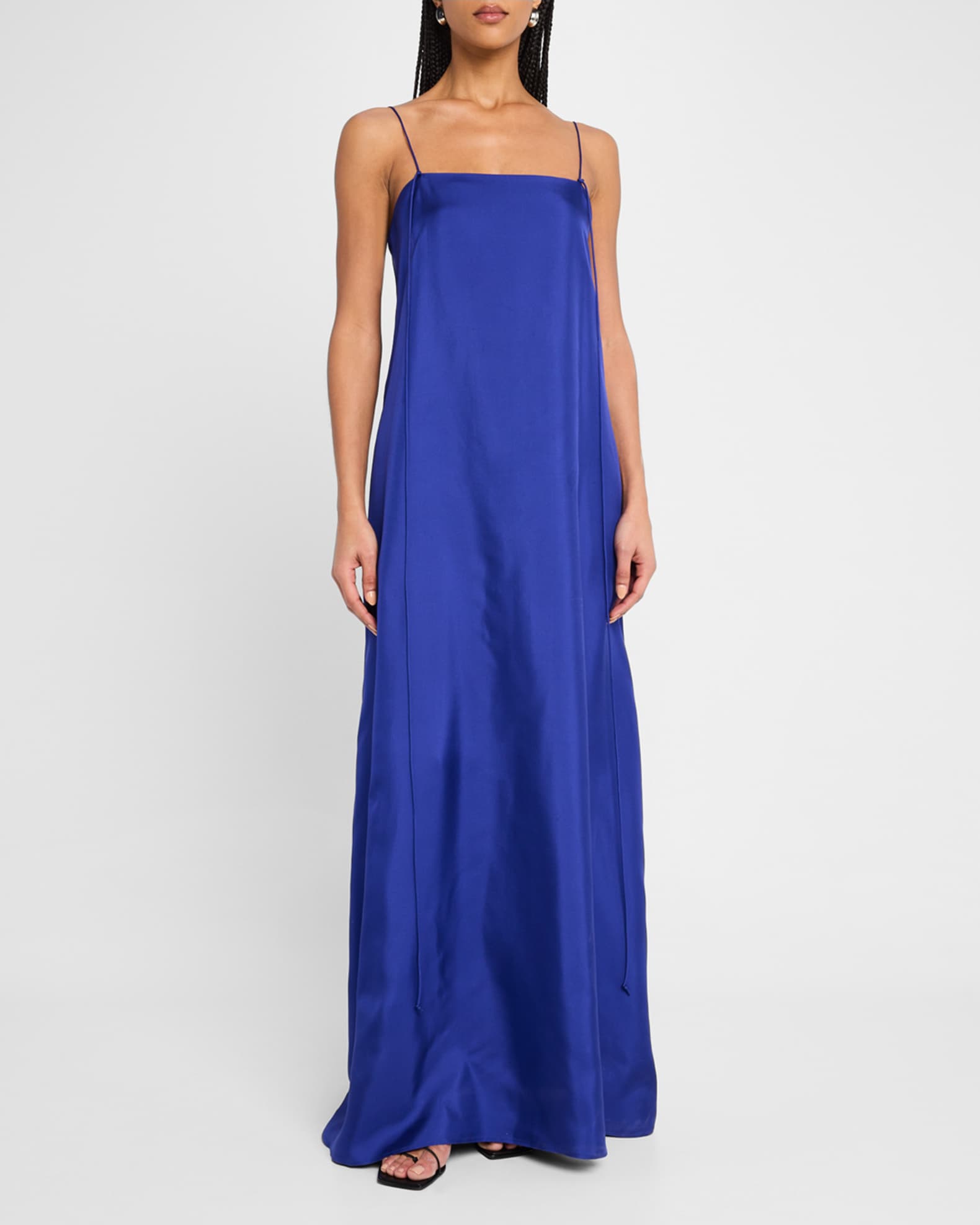 Silk Satin Maxi Dress 1