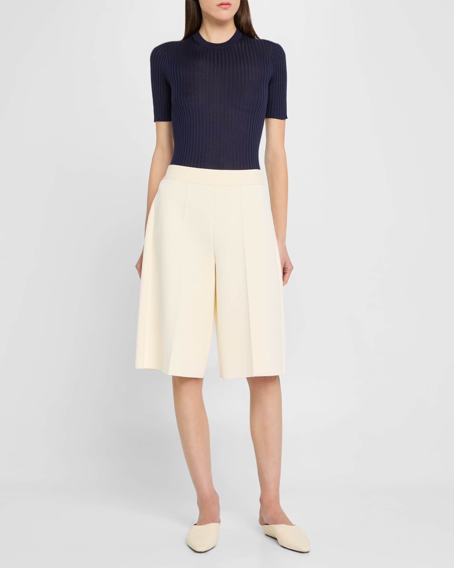 Short-Sleeve Rib T-Shirt 1