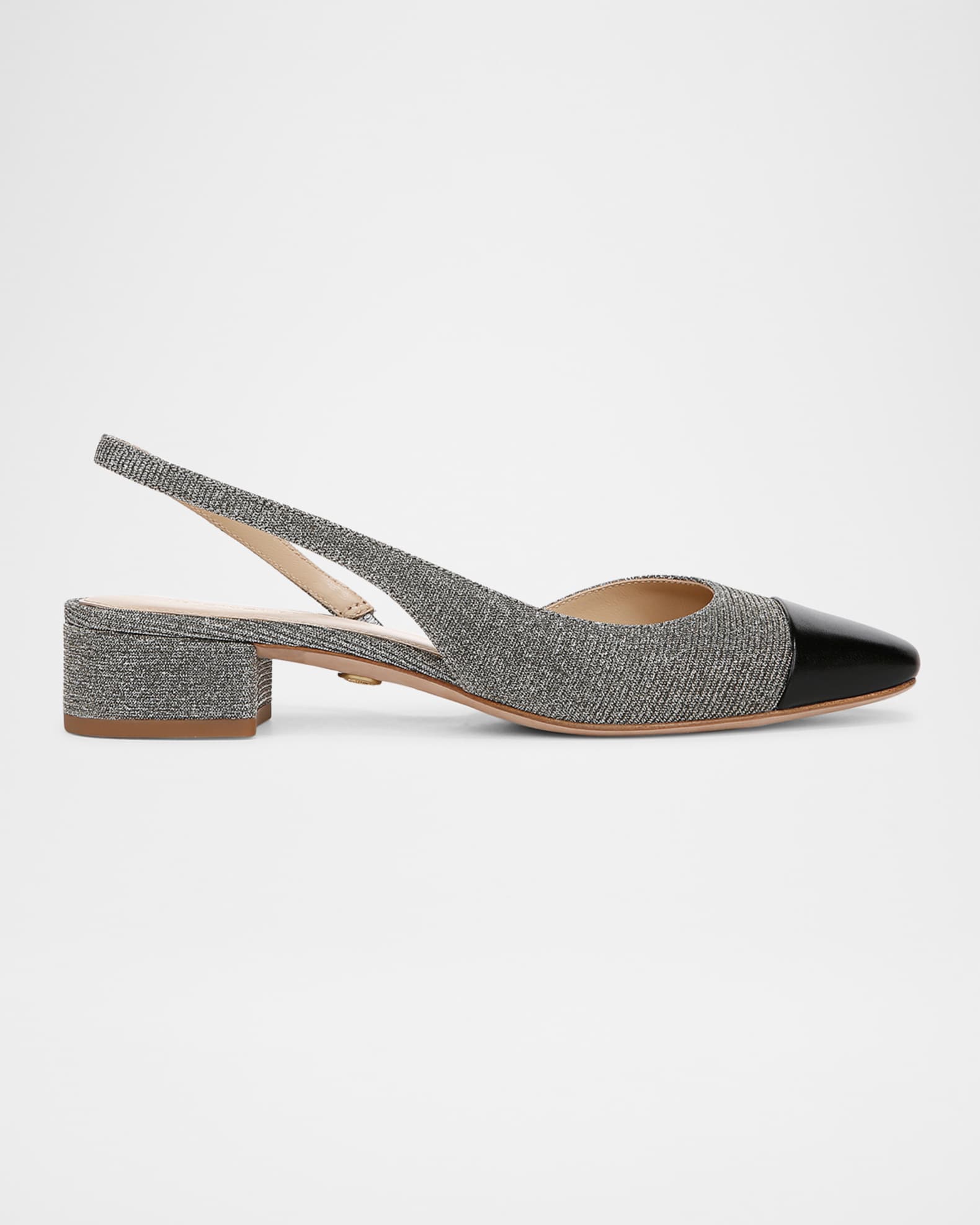 Cecile Bicolor Slingback Ballerina Pumps 0