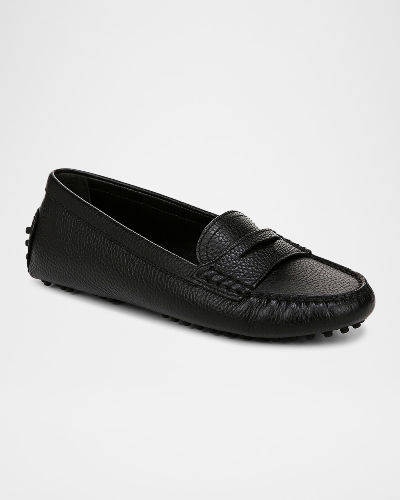 Jia Suede Driver Penny Loafers 1