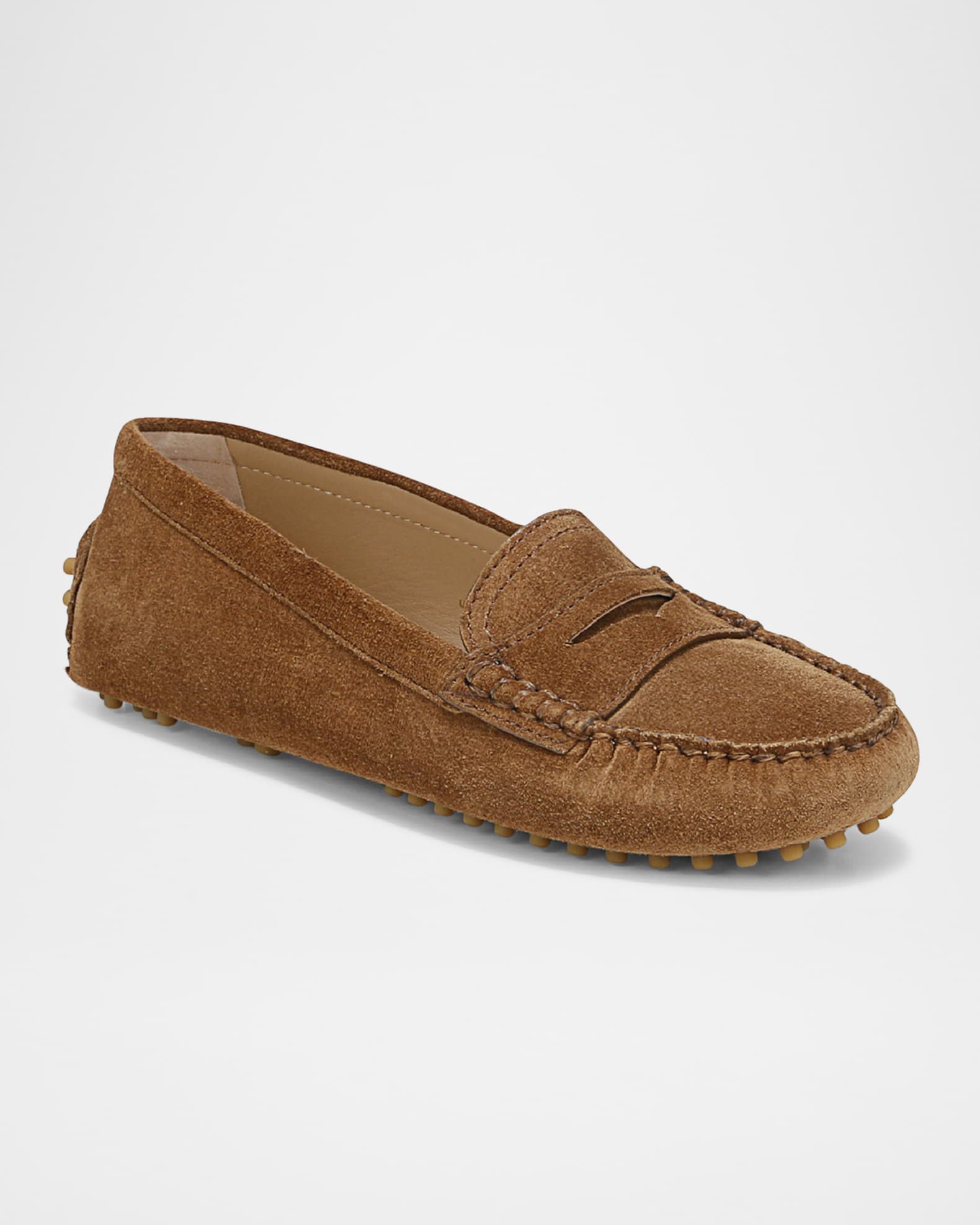 Jia Suede Driver Penny Loafers 1