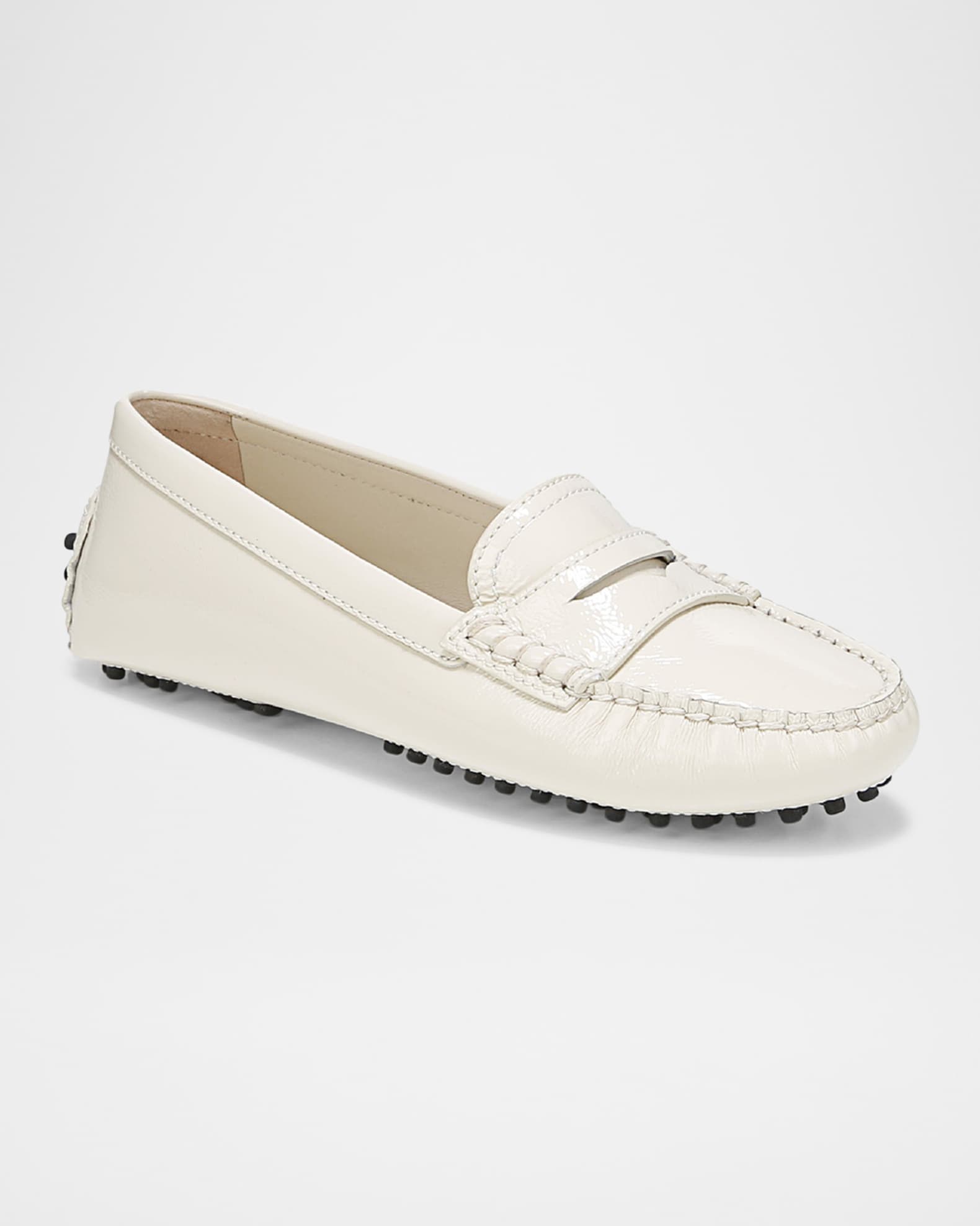 Jia Leather Driver Penny Loafers 1