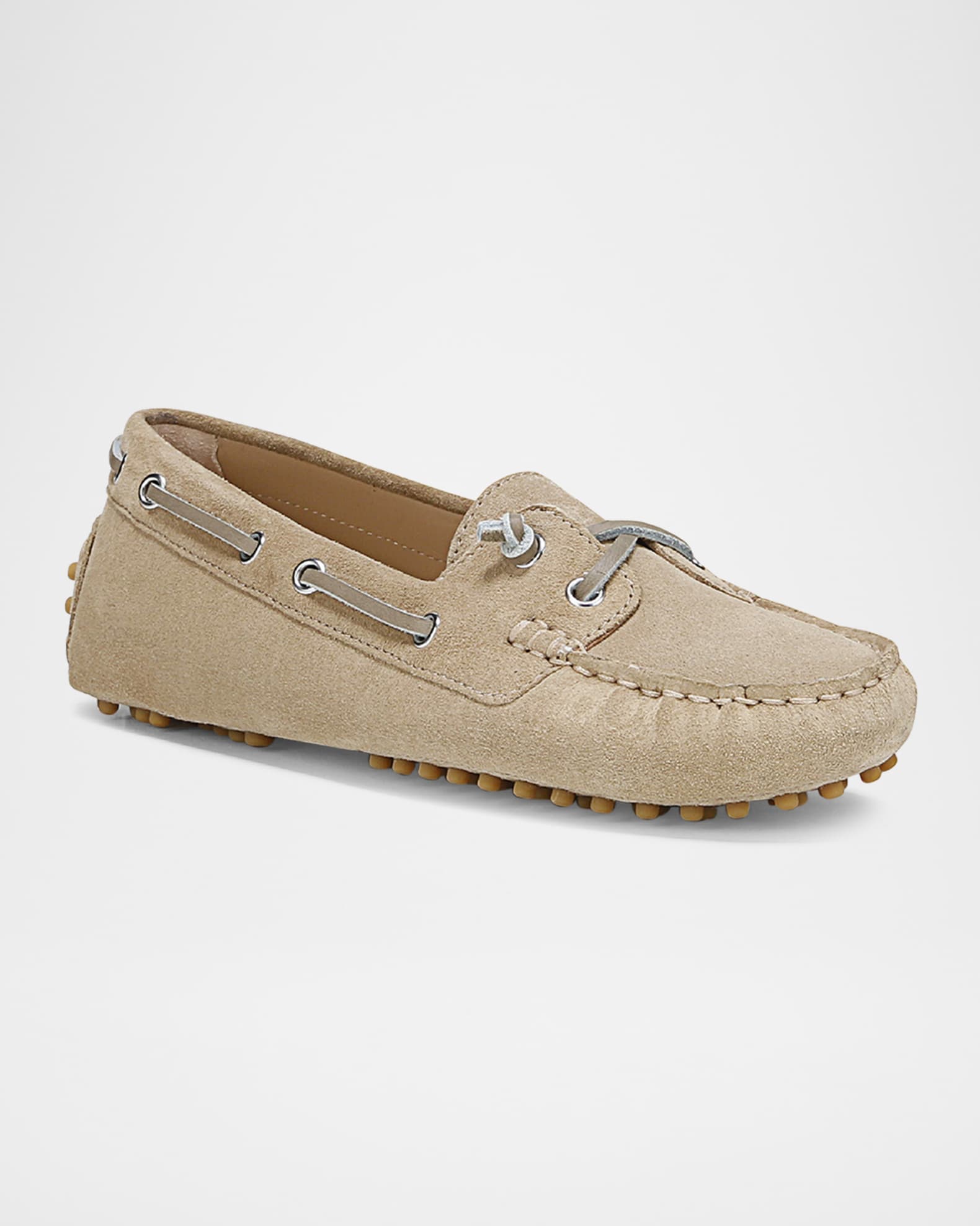 Jia Leather Driver Boat Loafers 1