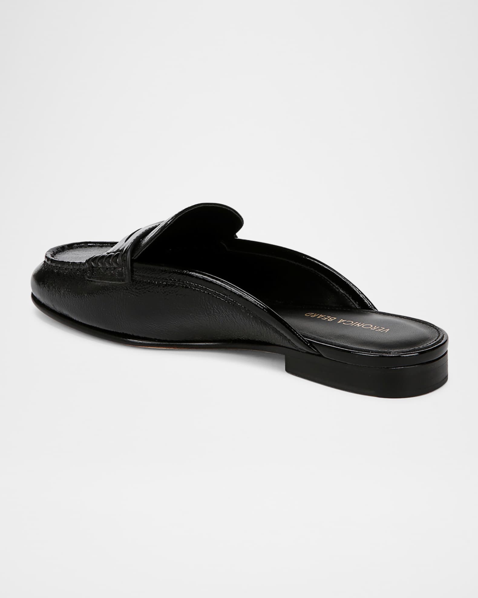 Leather Penny Loafer Mules | Neiman Marcus