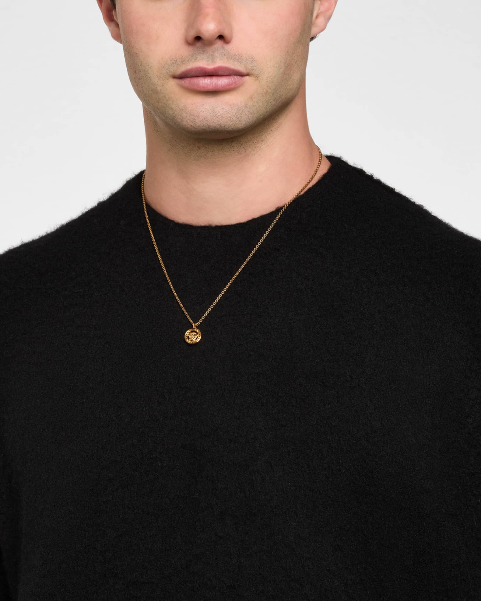 Versace Men's Medusa 95 Pendant Necklace | Neiman Marcus