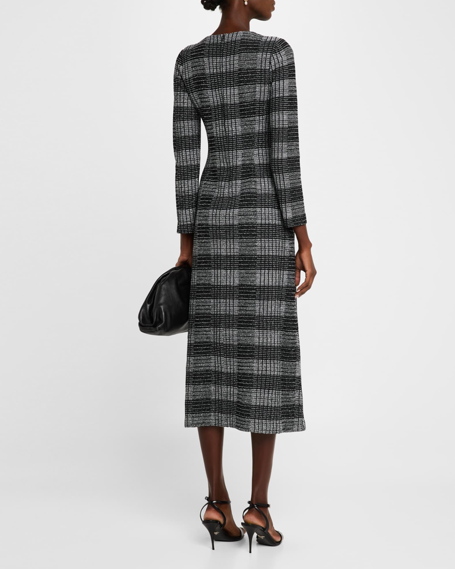 Tweed maxi dress cheap