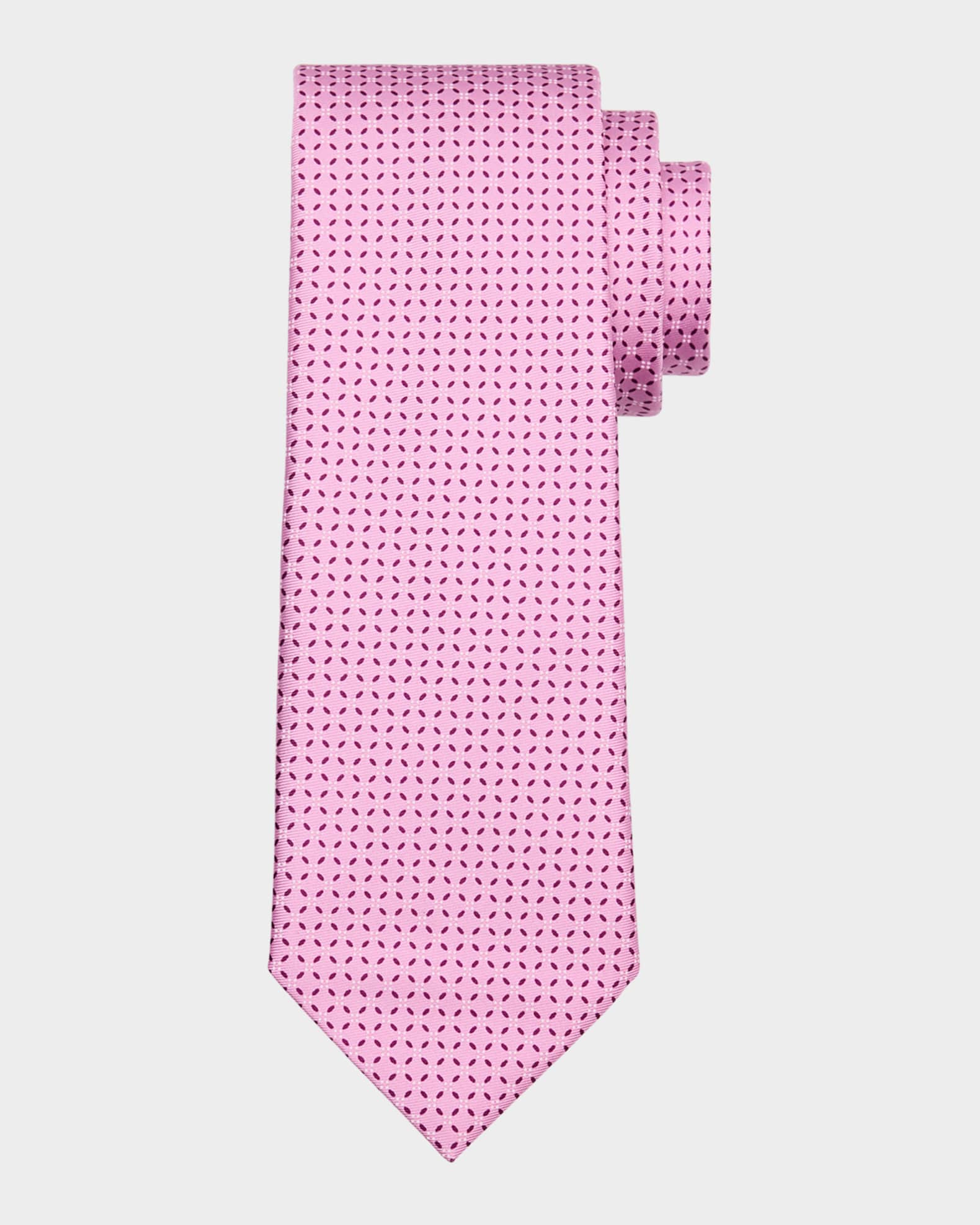 Men's Connected Boxes Silk Tie 0
