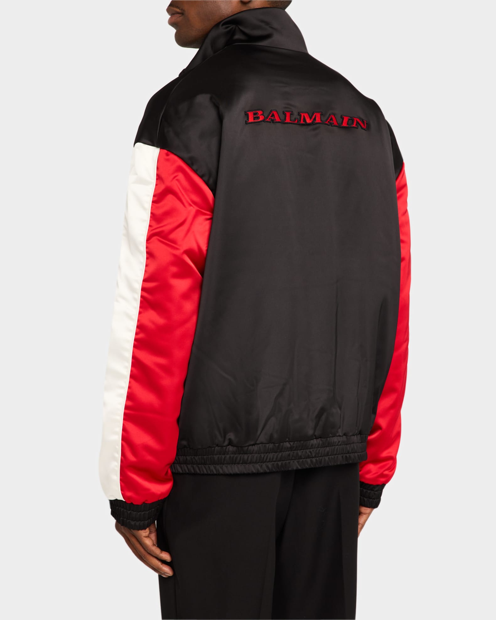 人気ブランドランキング Balmain Men's Colorblock Sportswear Jacket | Neiman Marcus ジャケット・アウター