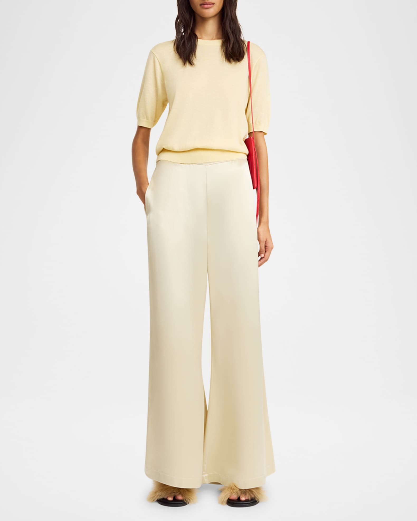パンツ By Malene Birger BERMUDA (103189) Luisa high-waist trousers - Buy Trousers online | By Malene
