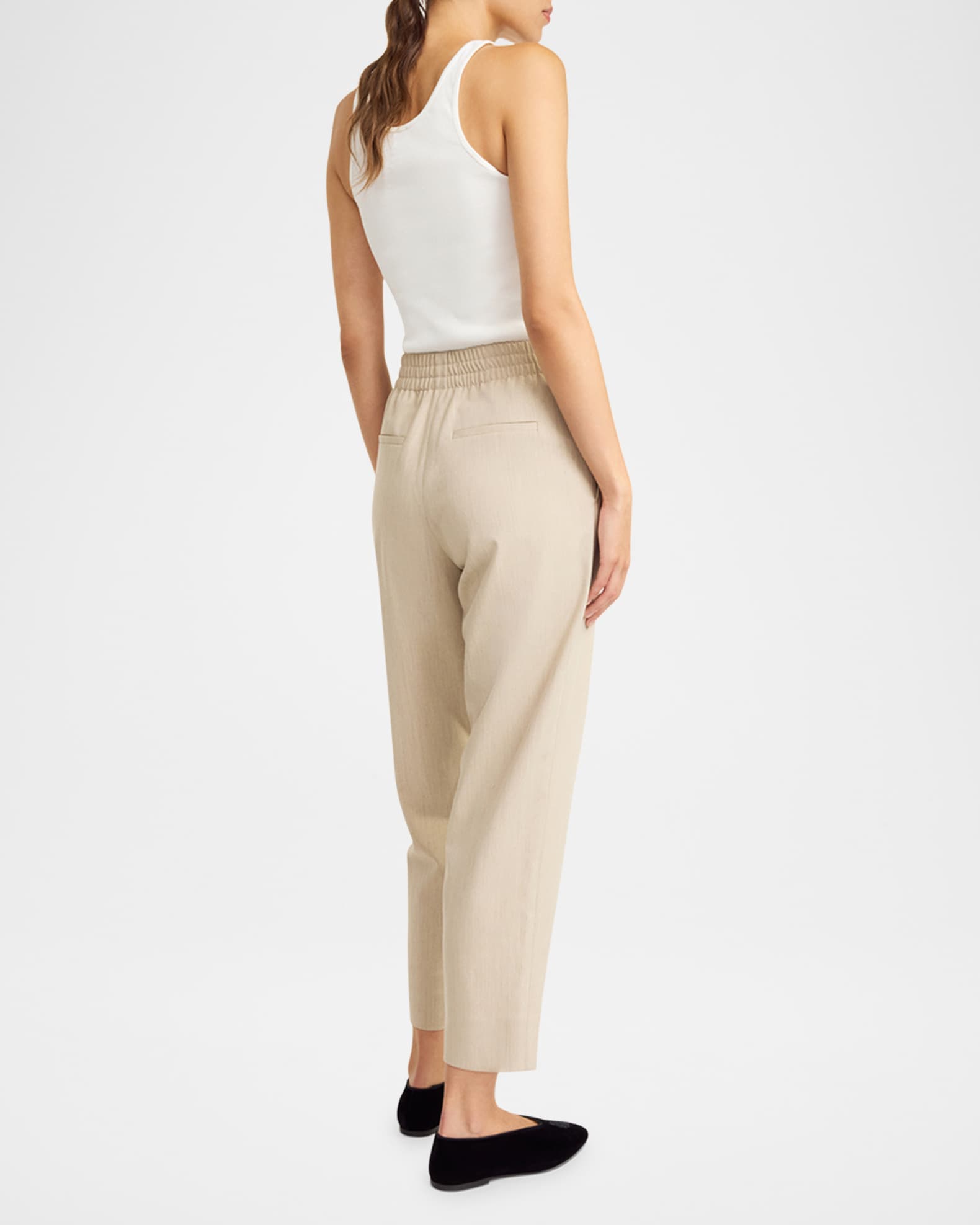 Remi Cropped Straight-Leg Trousers 1