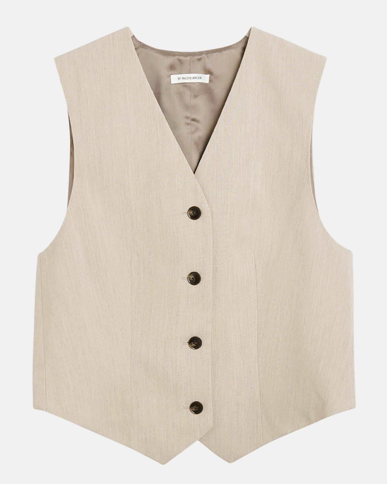 Occa Woven Button-Down Vest 0
