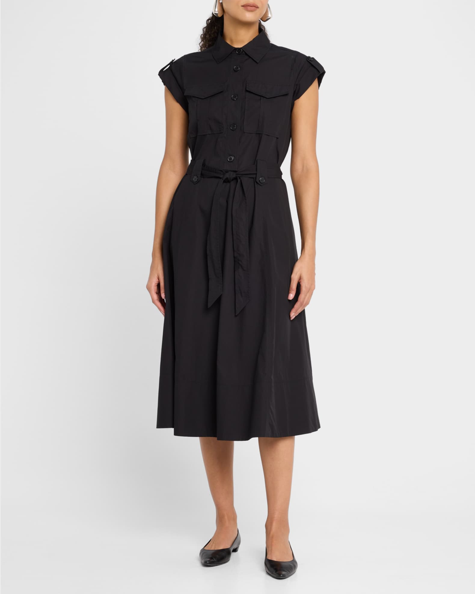 Kayla Belted Midi Shirtdress 1