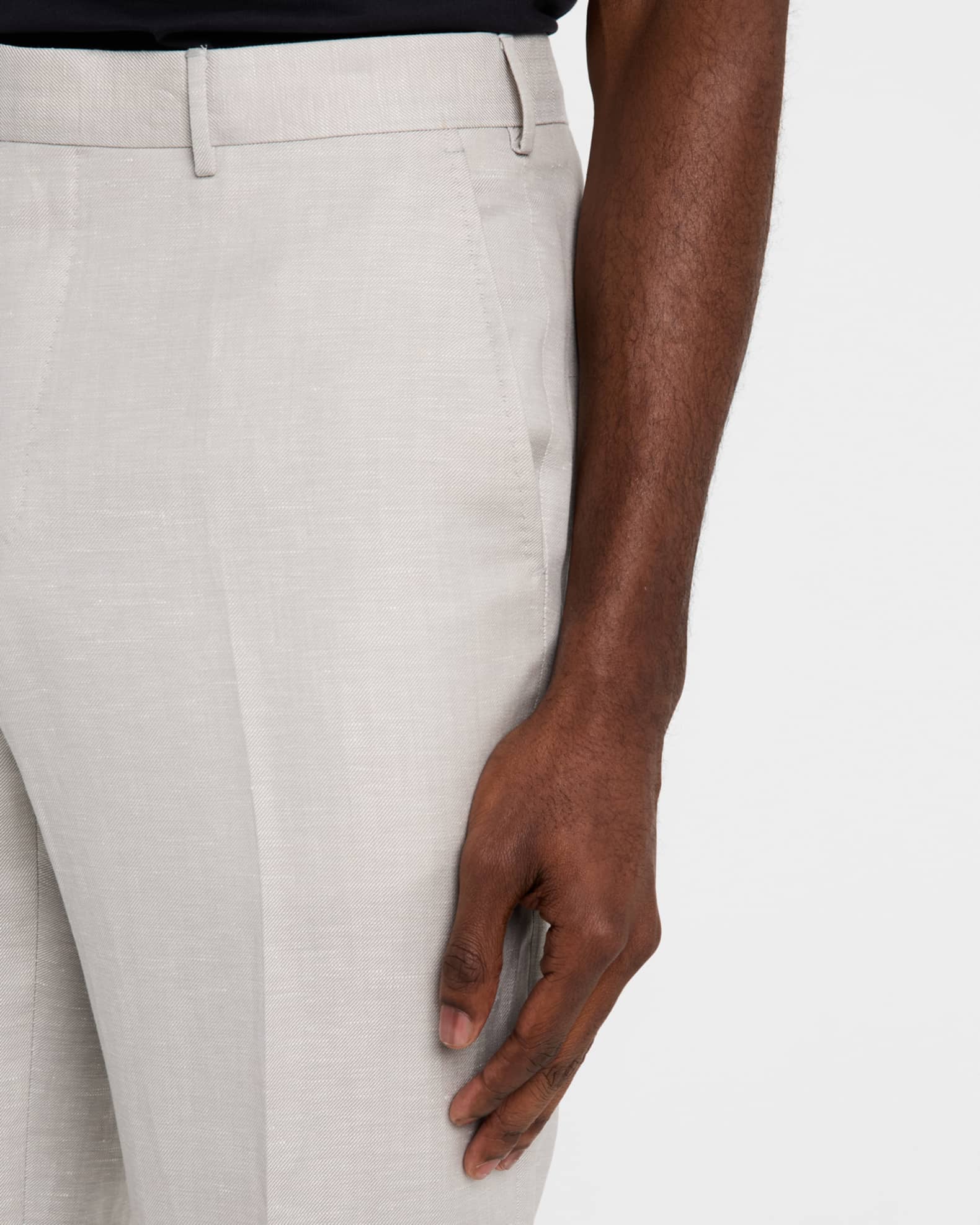 ZEGNA Men's Wool Twill Flat-Front Trousers | Neiman Marcus