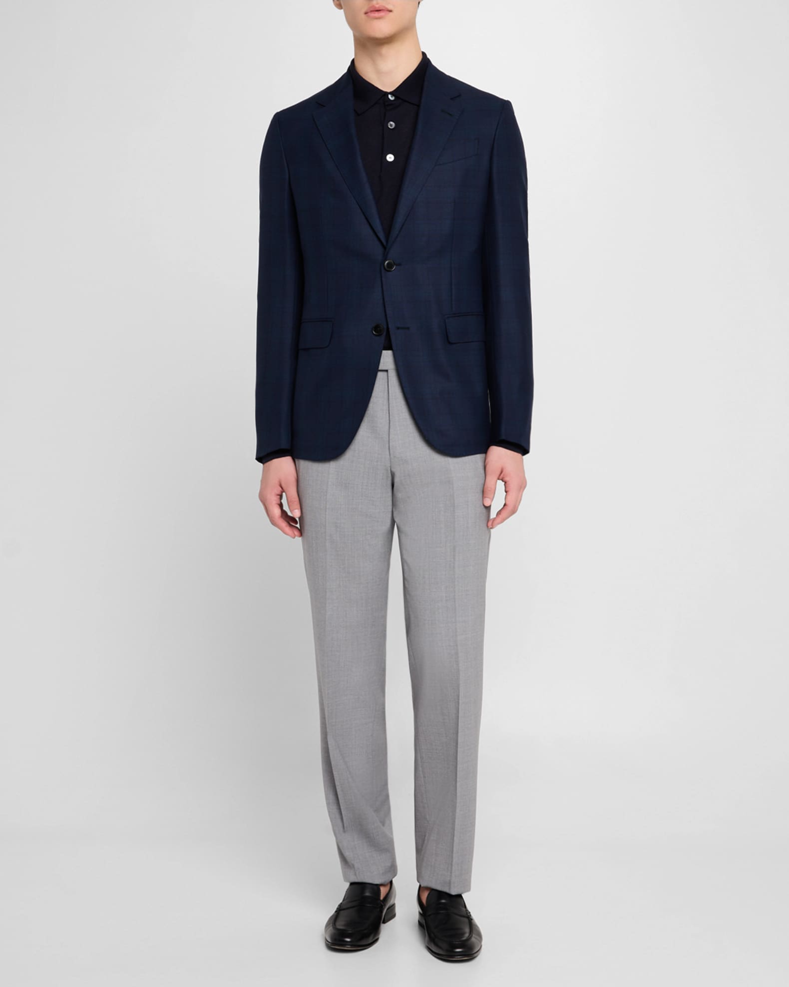 美品】PaulSmith LONDON×ErmenegildoZegna☆XL