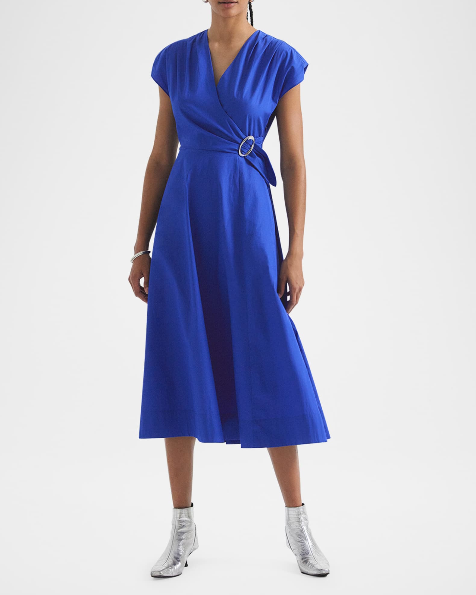 Derek Lam 10 Crosby Women s Aimee Wrap Midi Dress