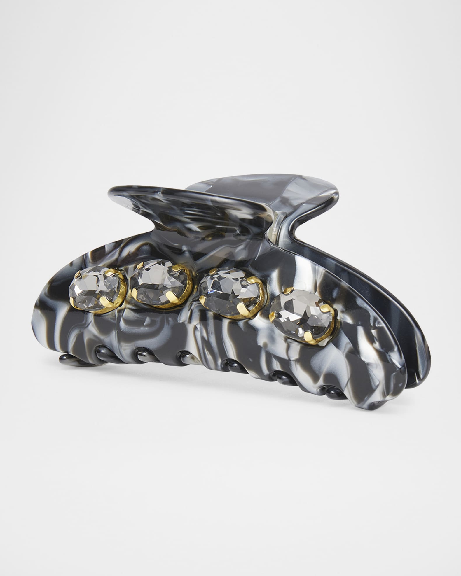 Crystal Spotted Acrylic Jaw Clip  1