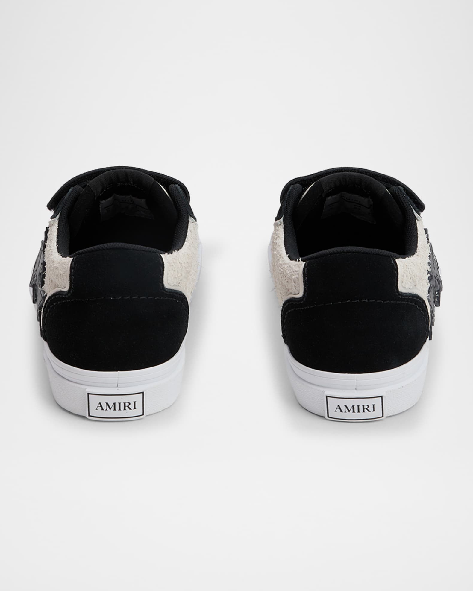 ❤︎mamirin❤︎ Amiri Stars Low-Top Leopard Calf Hair and Canvas Sneakers | Neiman