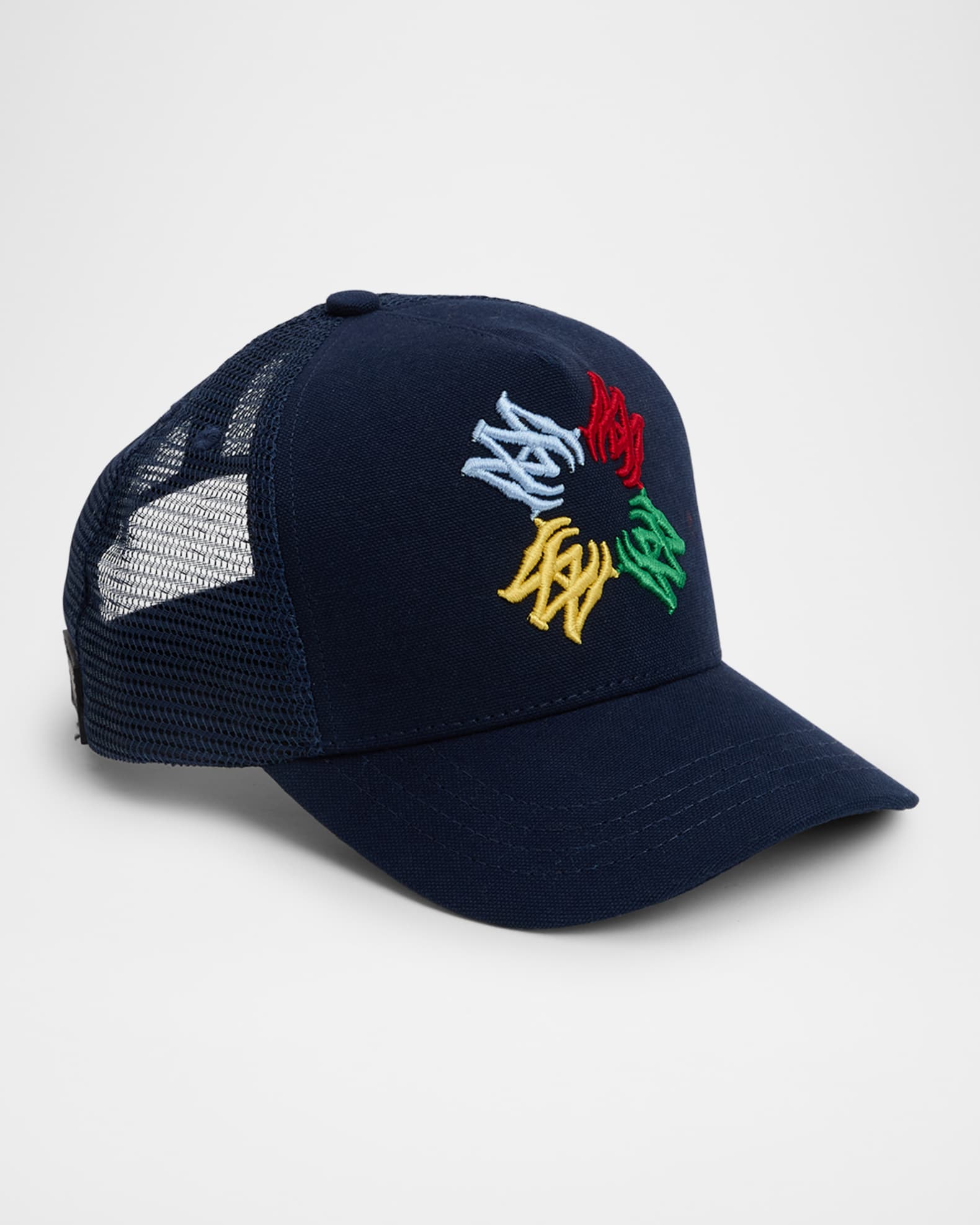 Kid's Scribble MA Logo Quad Trucker Hat 0