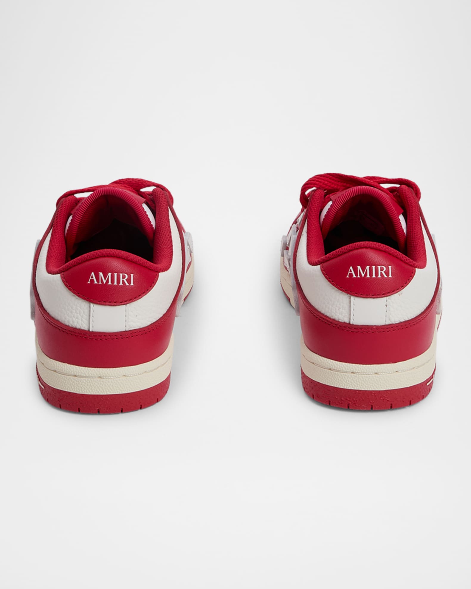 Amiri Kid's Skel-Top Two-Tone Leather Low-Top Sneakers, Kids Amiri Kid's Skel-Top Two-Tone Leather Low-Top Sneakers, Kids