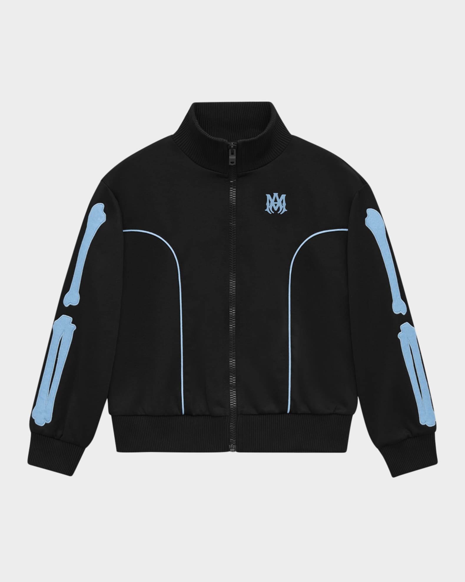 Kid's Bones Embroidered Track Jacket, Size 4-12 0