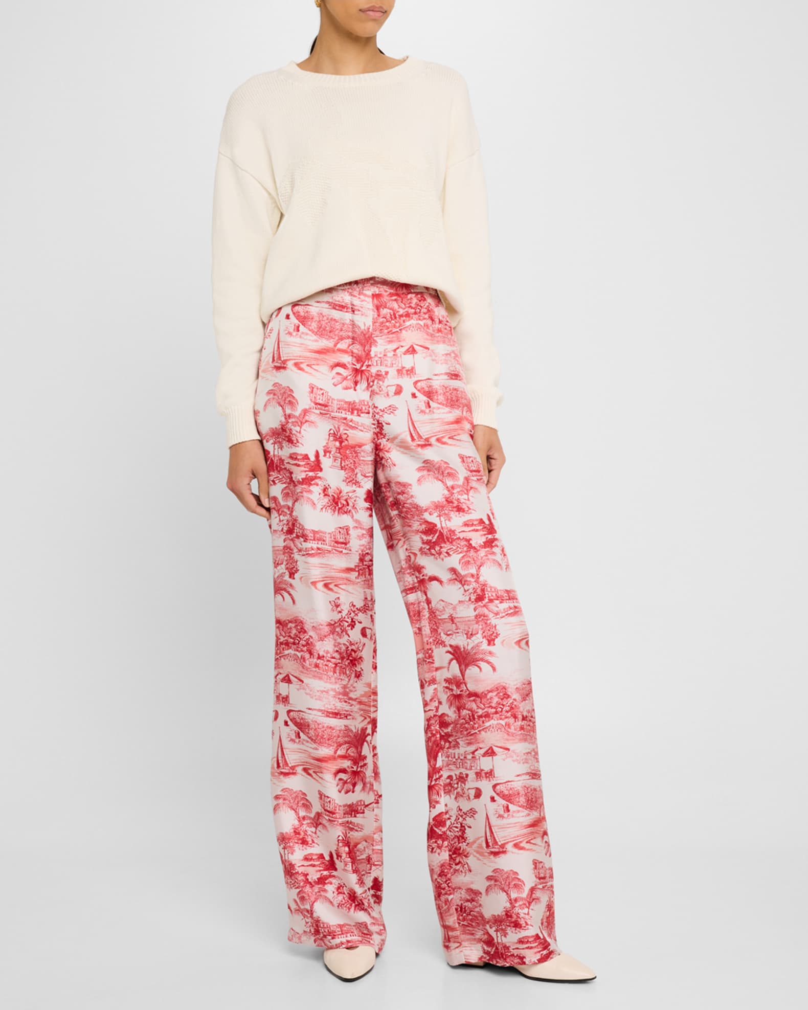 韓国ブランド通販サイト Mara Max Studio Marcus Neiman | Pants Toile High-Rise Zeus 毛皮/ファーコート