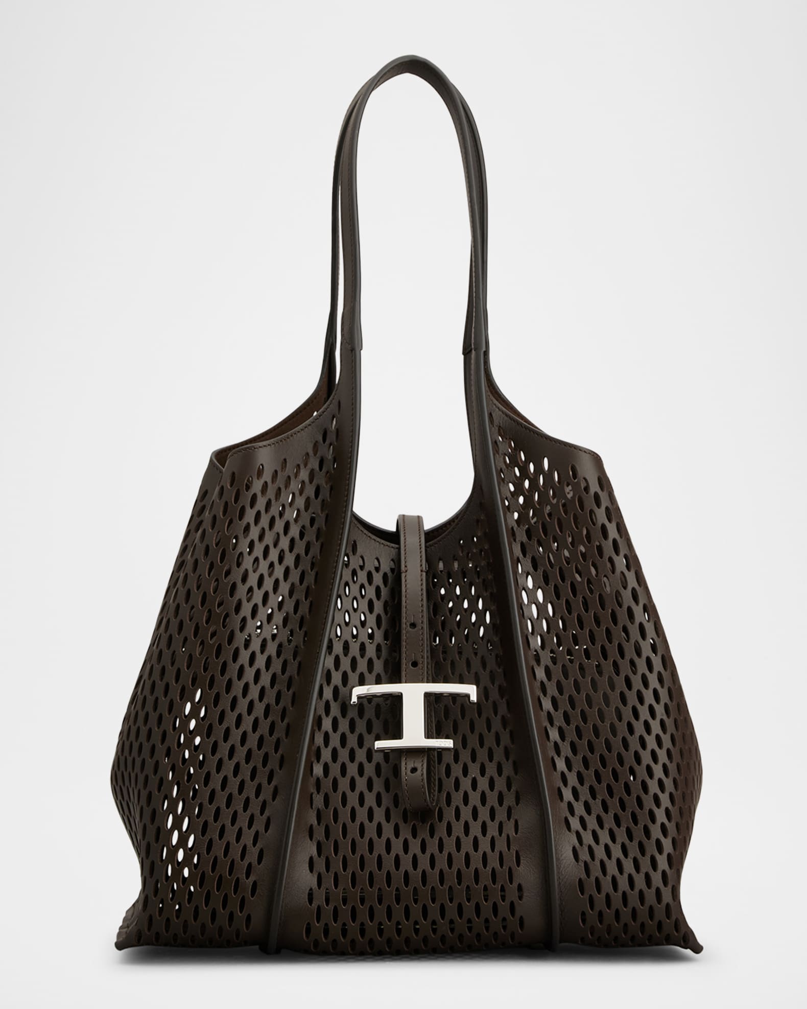 トートバッグ TOD'S T-TIMELESS CALF LEATHER TOTE BAG Tod's T Timeless Leather Tote Bag