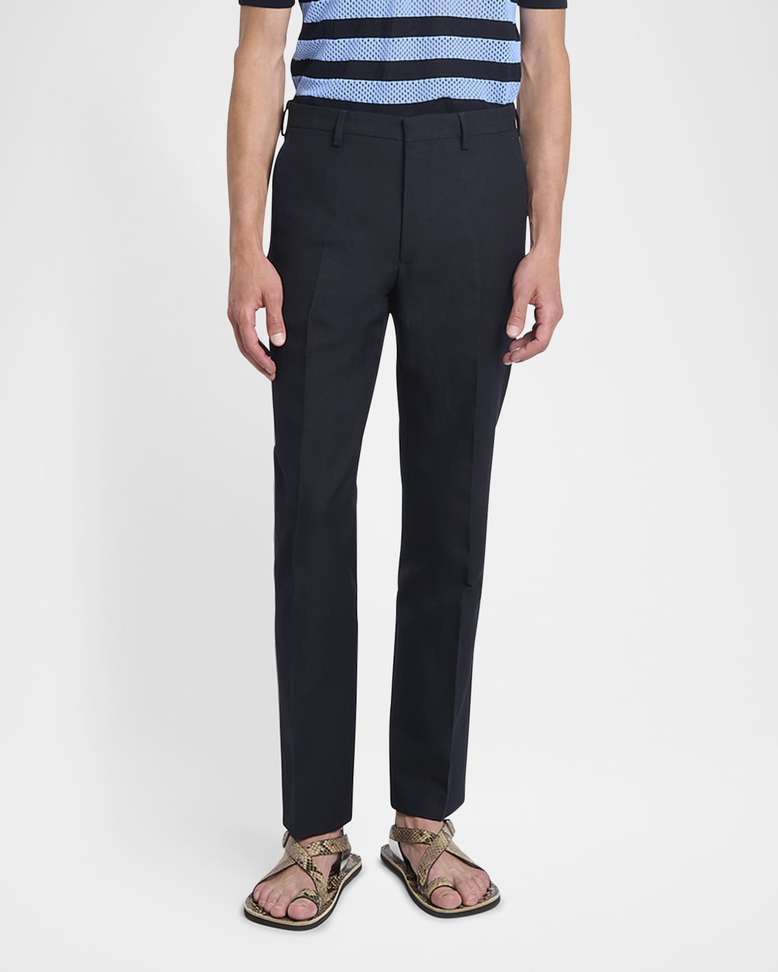 Men's Patrino Wool-Linen Pants 1
