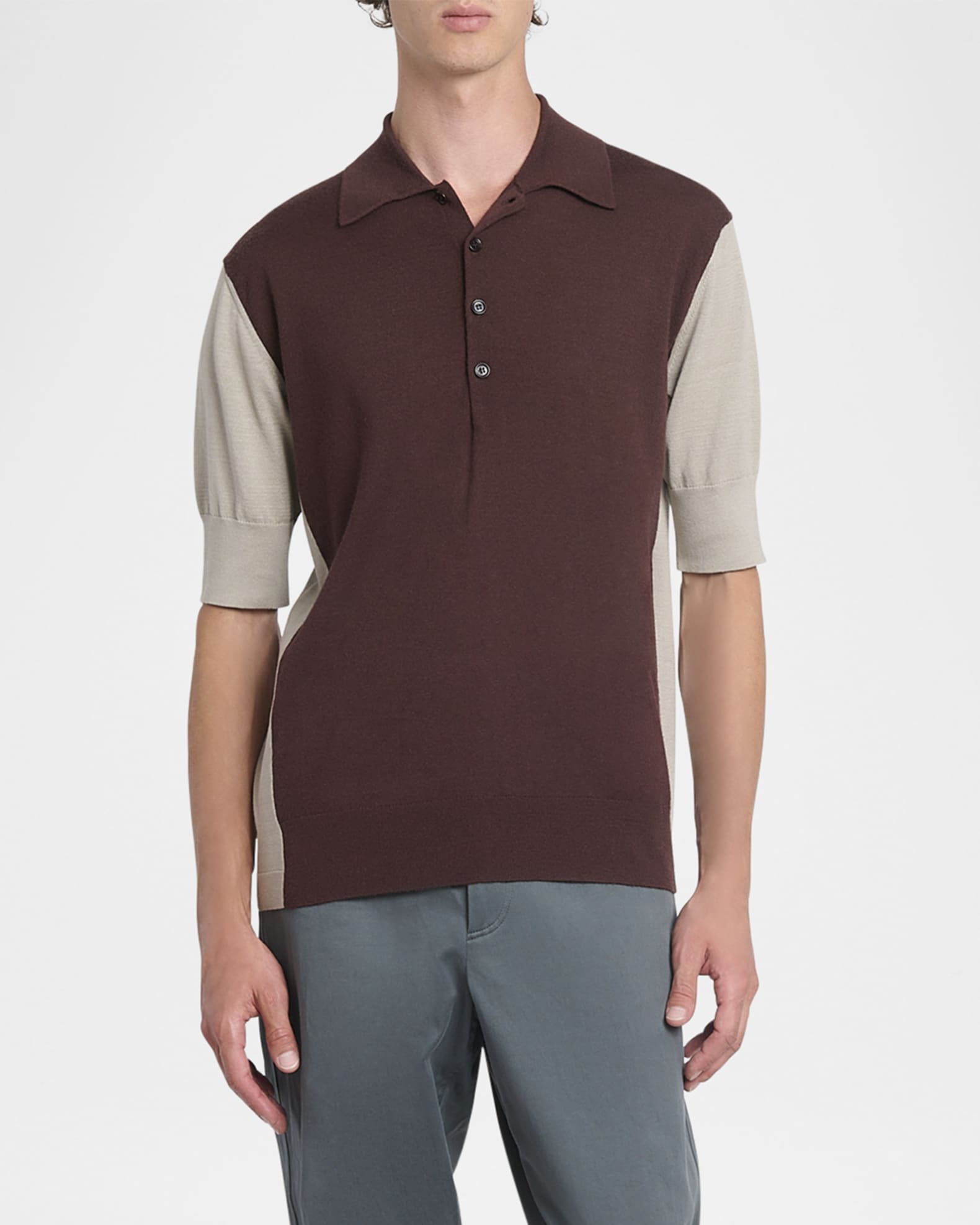 Men's Midland Colorblock Polo Shirt 1