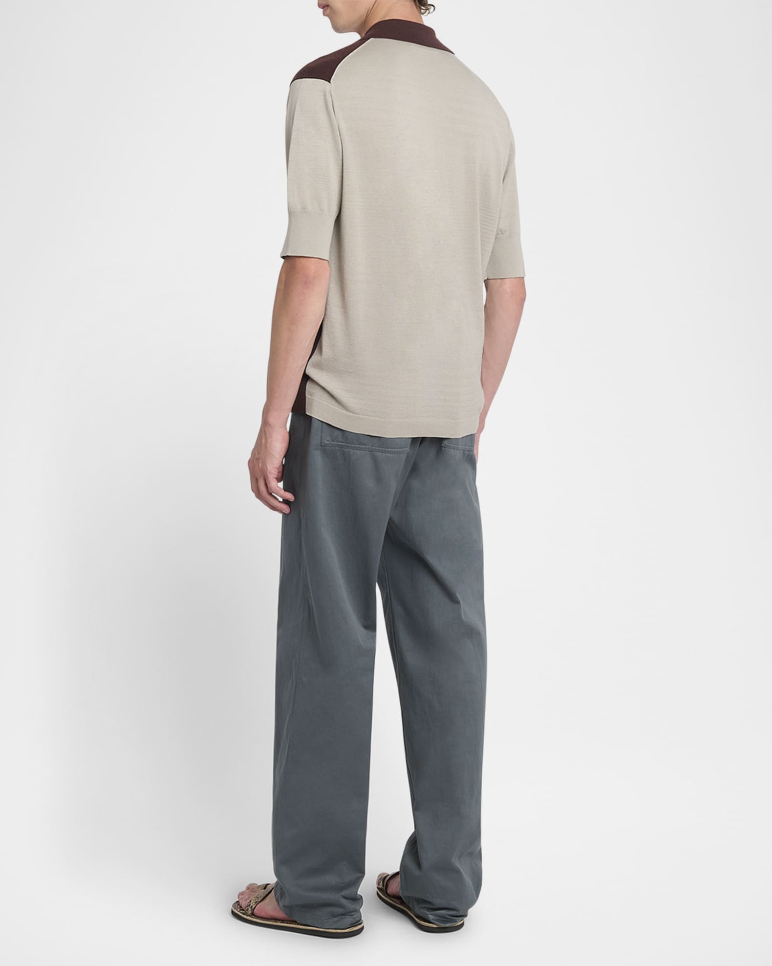 早割航空券 Men's Noten Van Dries Midland Neiman | Shirt Polo Colorblock トップス