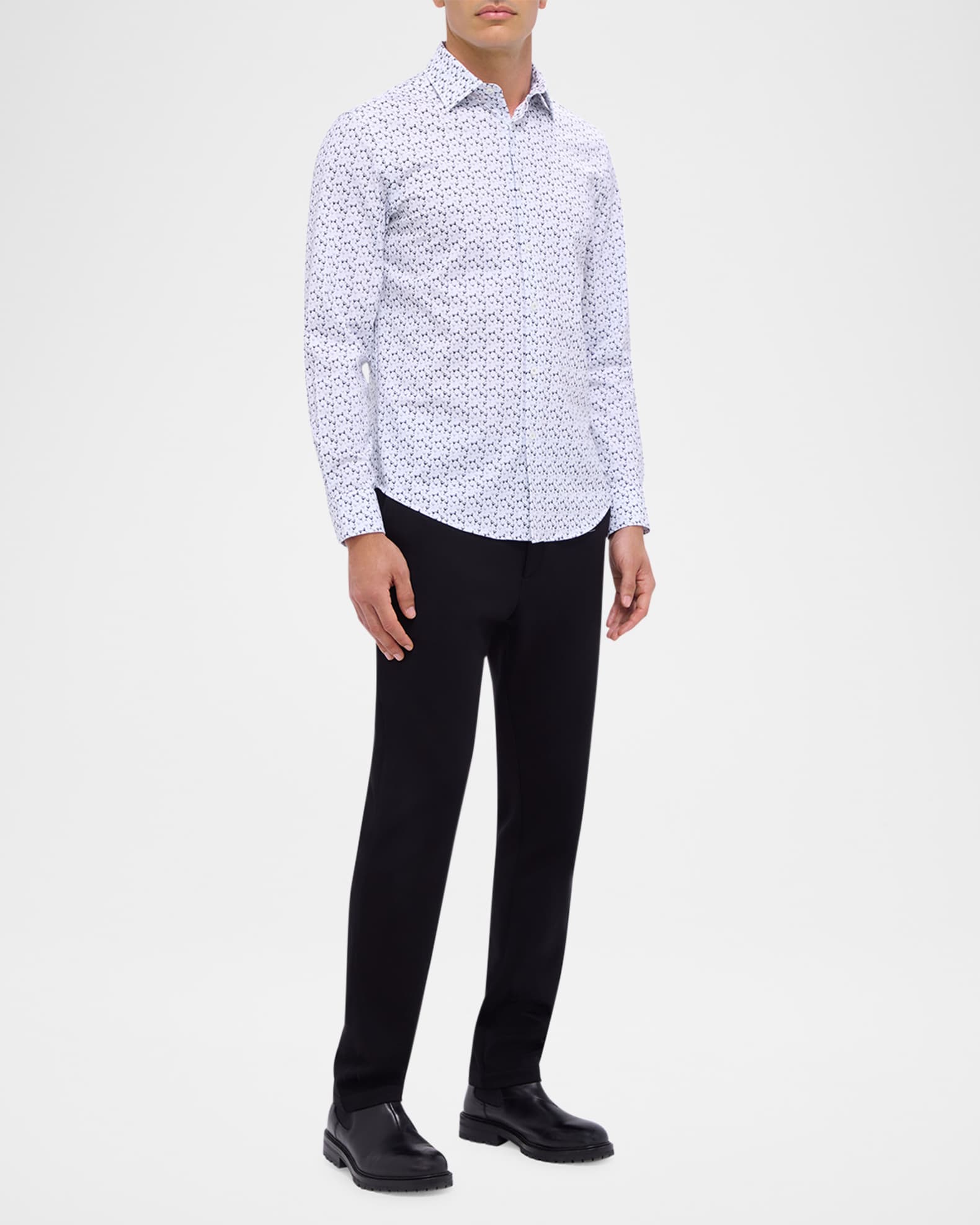 Men's OoohCotton James Cocktail-Print Sport Shirt 1